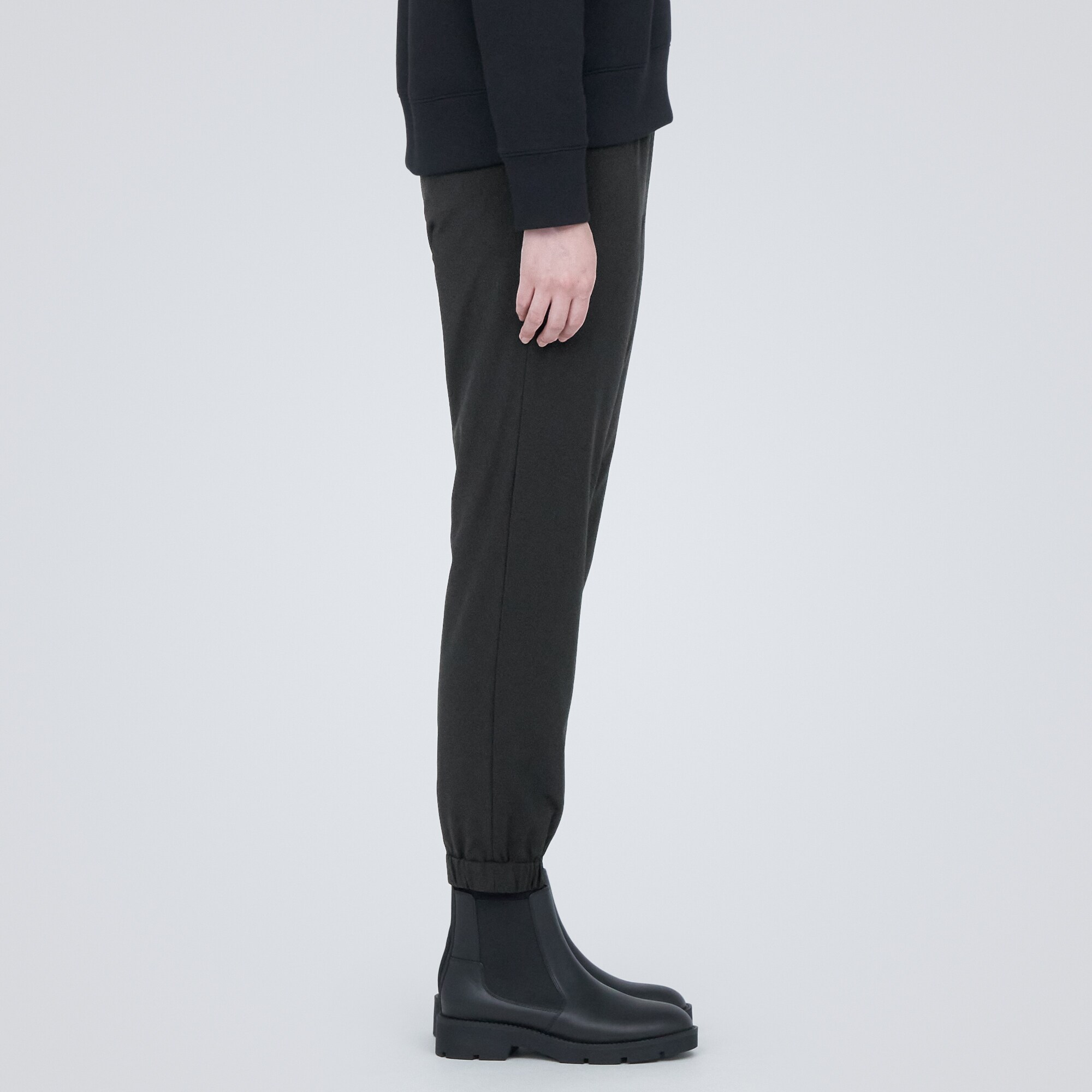 ストレッチ裏フリースジョガーパンツ