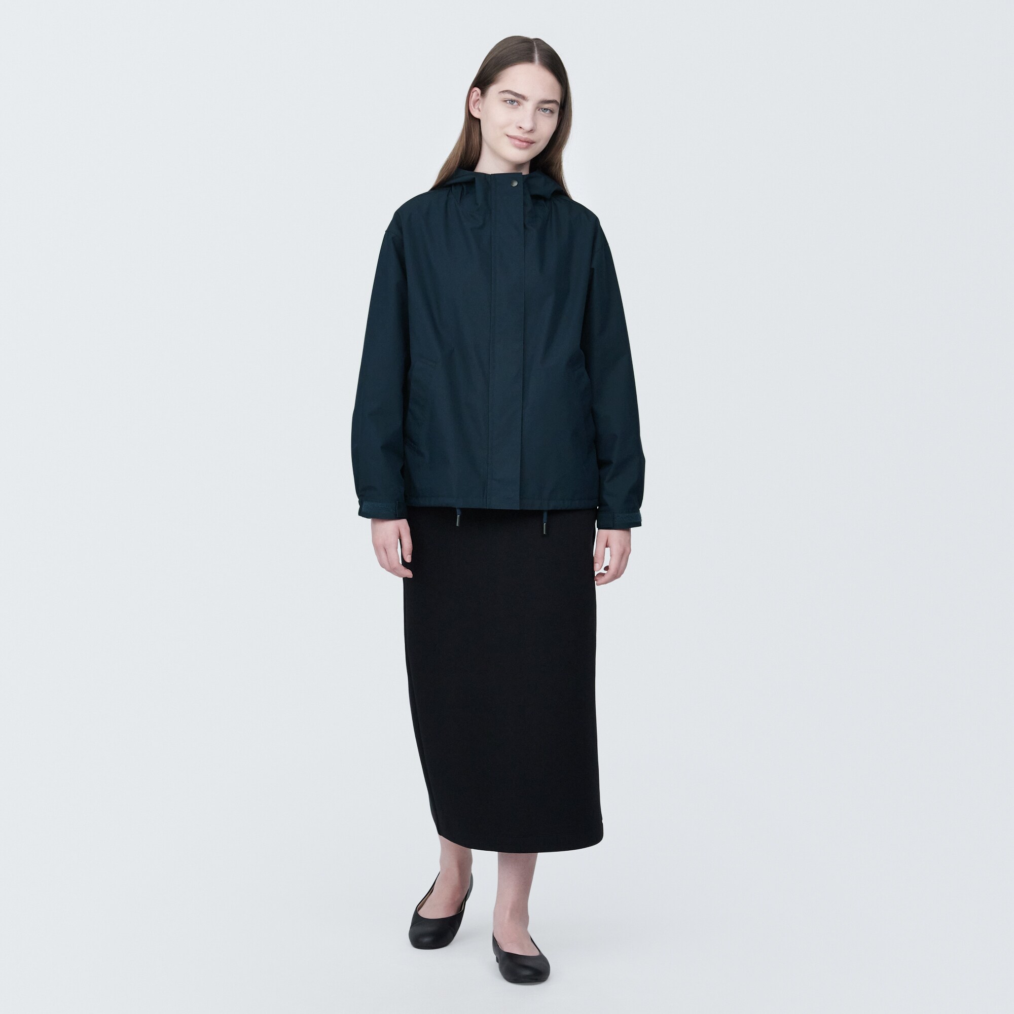 婦人　撥水フードジャケット