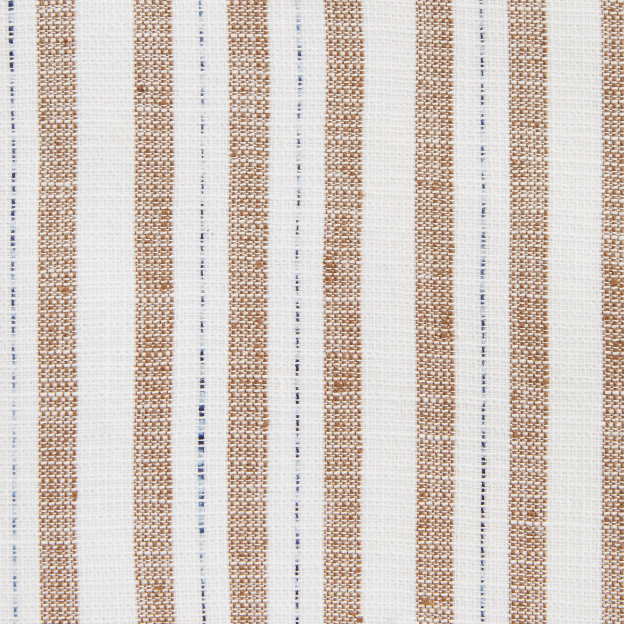 久留米絣　がま口ポーチ　白・ベージュストライプ