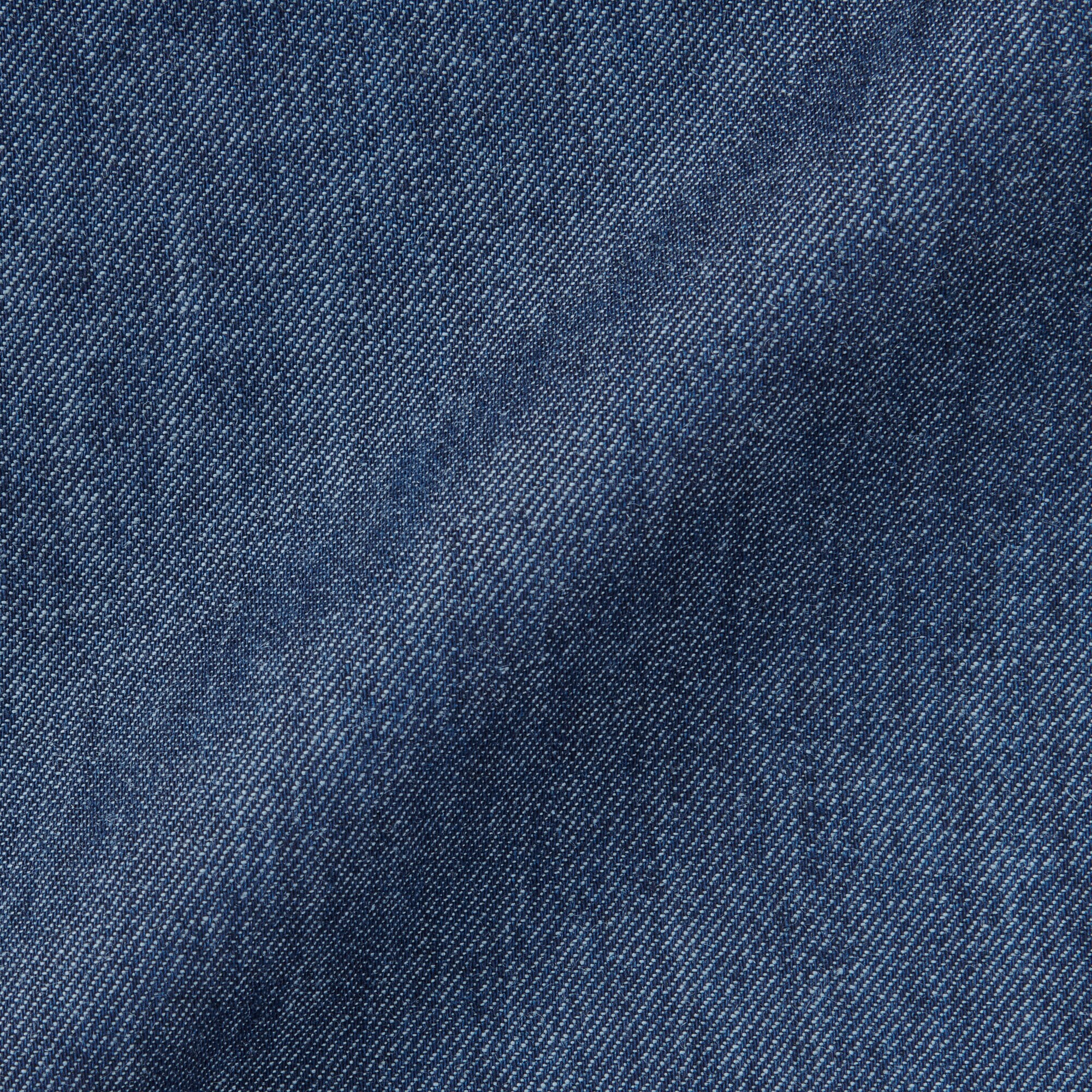 ラミーコットンデニムスカートパンツ（婦人）