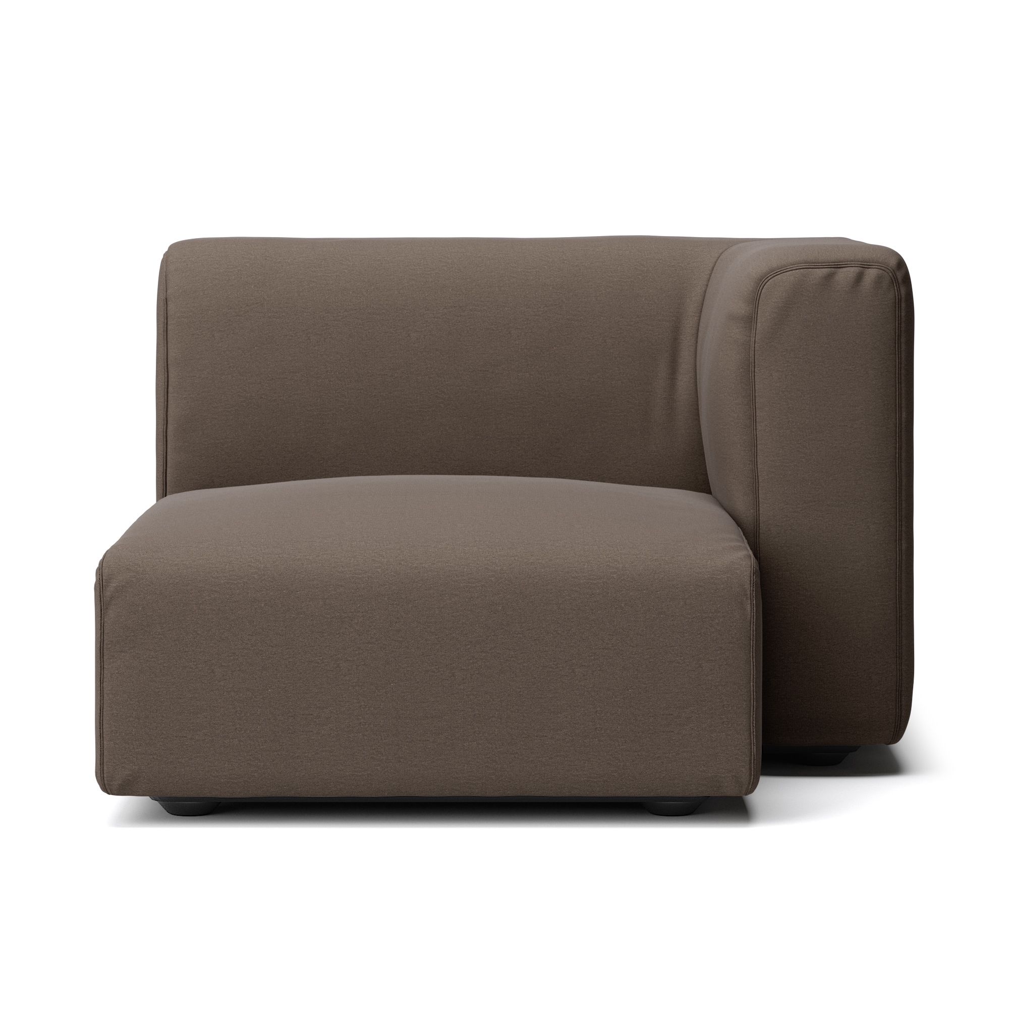 【カバー】洗いざらしの綿帆布ユニットソファ・ハーフアーム・大（左）用カバー／生成