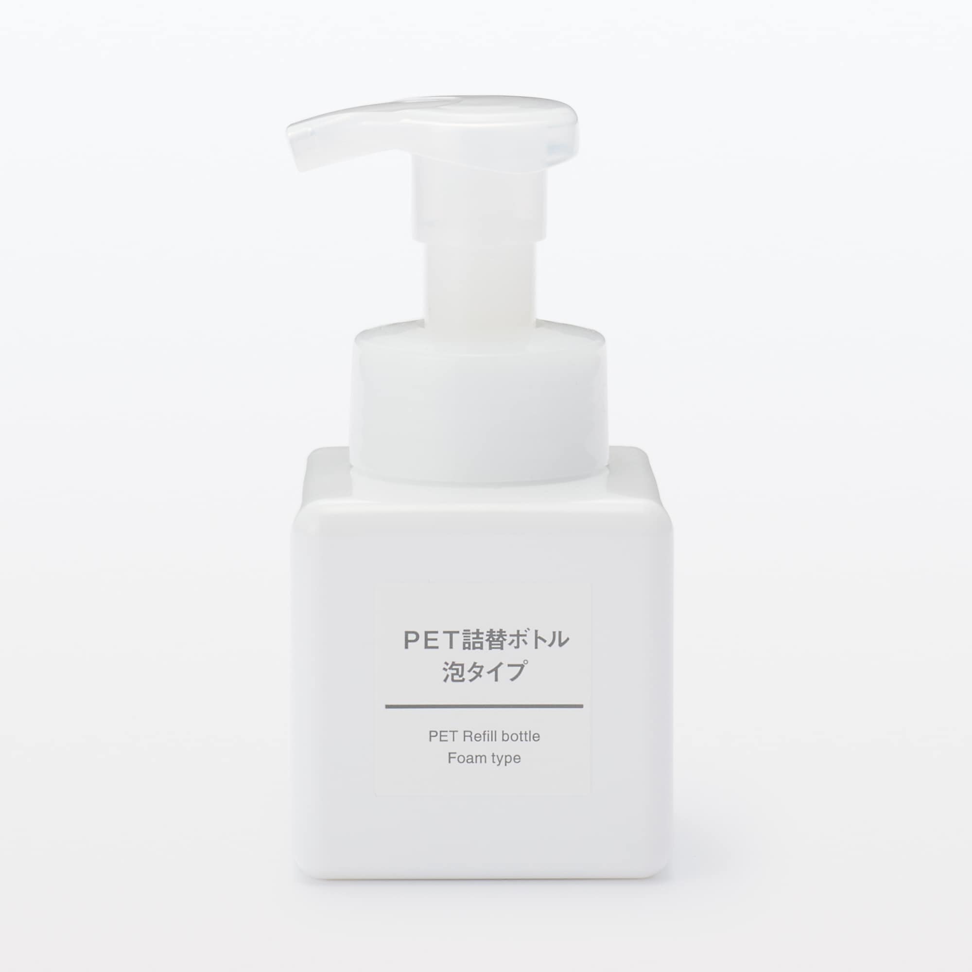 ＰＥＴ詰替ボトル　泡タイプ　ホワイト　２５０ｍＬ