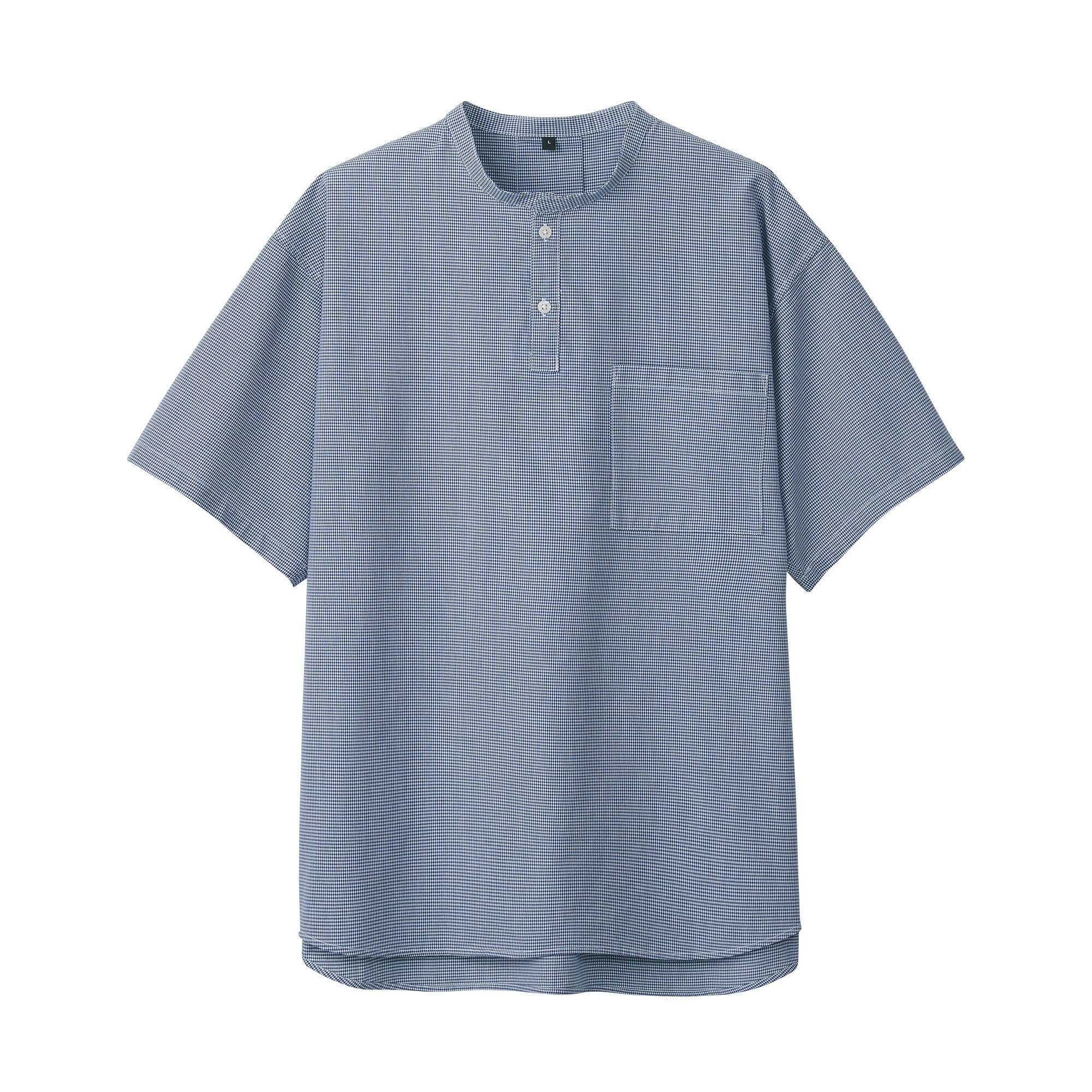 和紙混スタンドカラーシャツ（紳士）