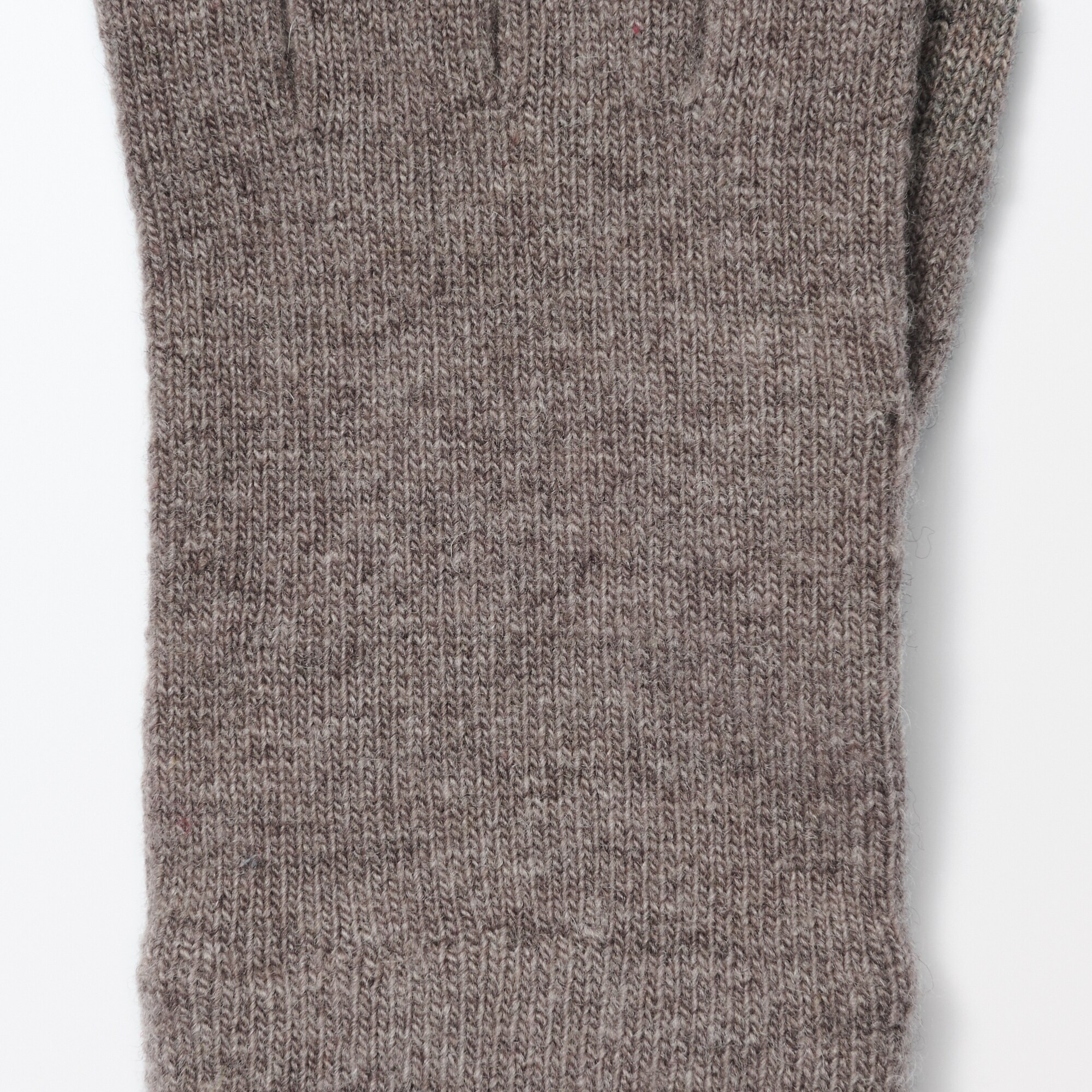 ウール混　裏起毛　　タッチパネル手袋　