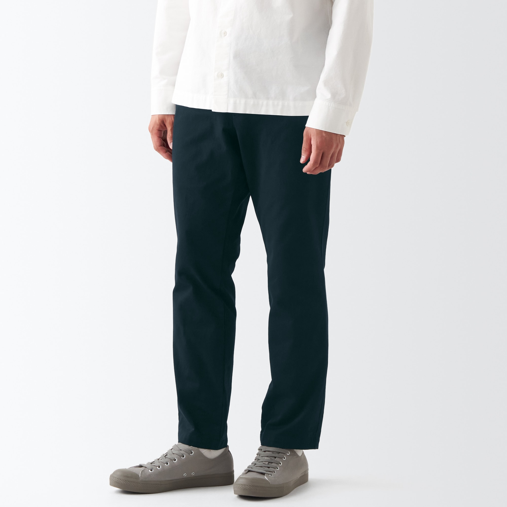 【スリム】縦横ストレッチチノスリムパンツ（股下７６ｃｍ）