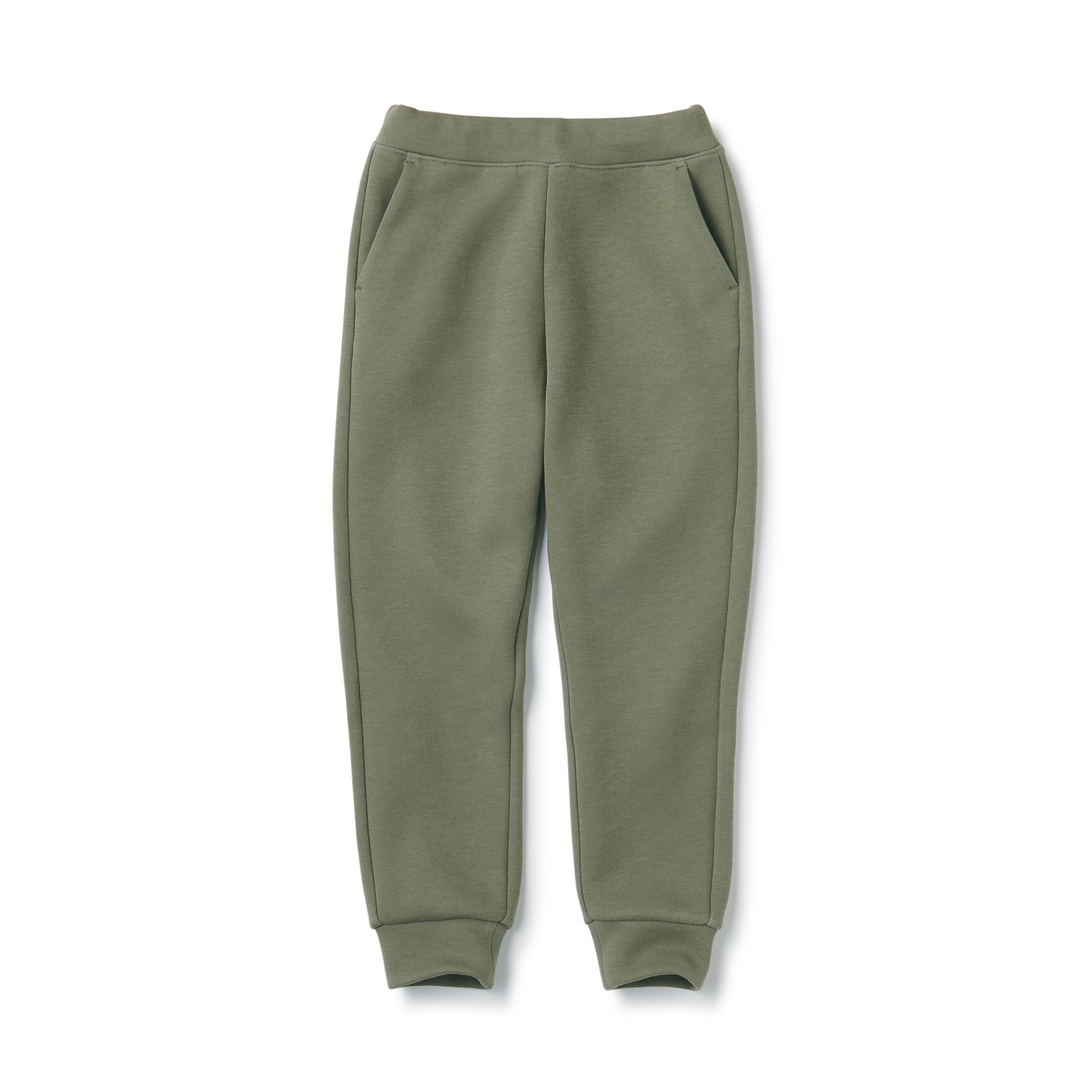 キッズ　二重編みスウェットジョガーパンツ