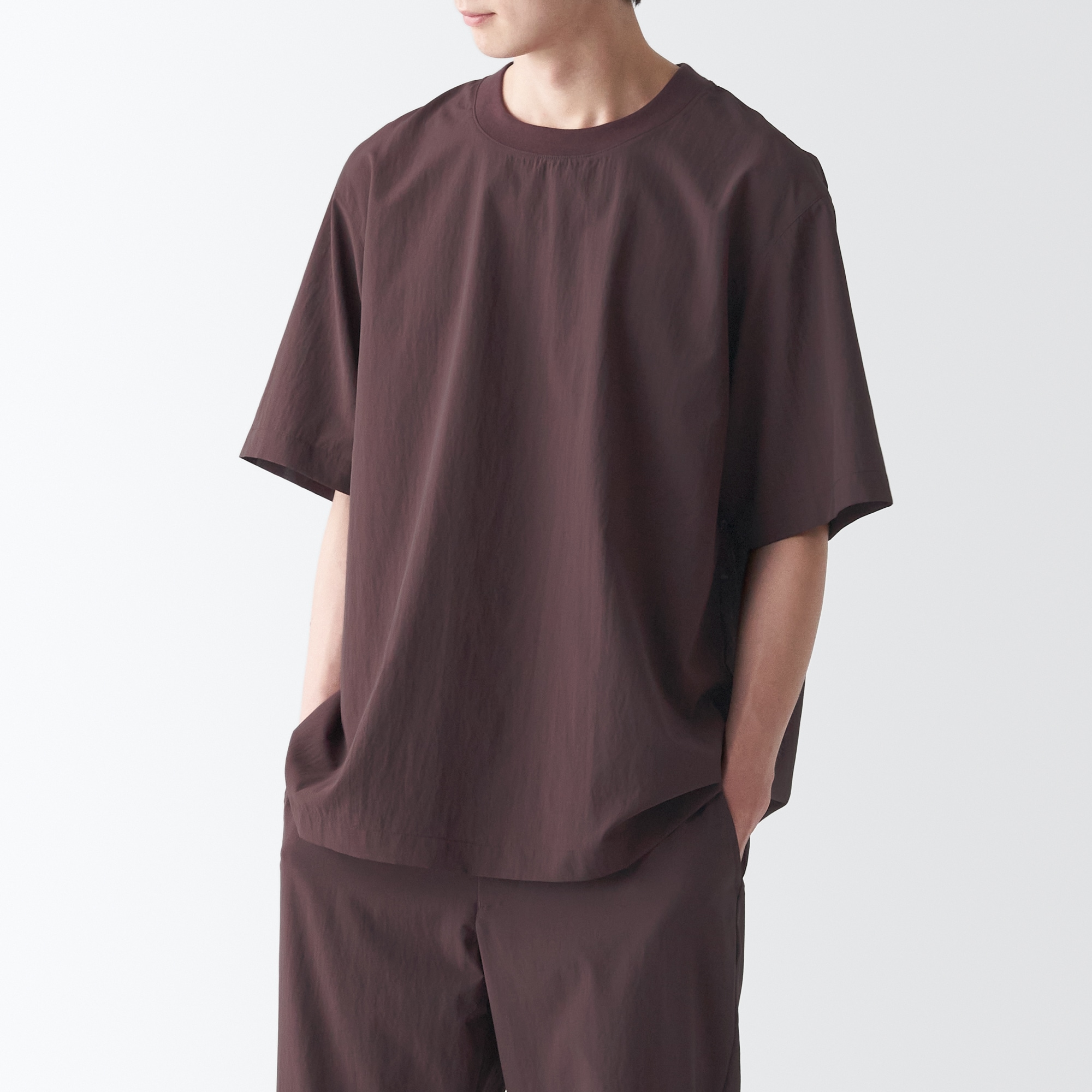 風を通すストレッチ半袖Ｔシャツ