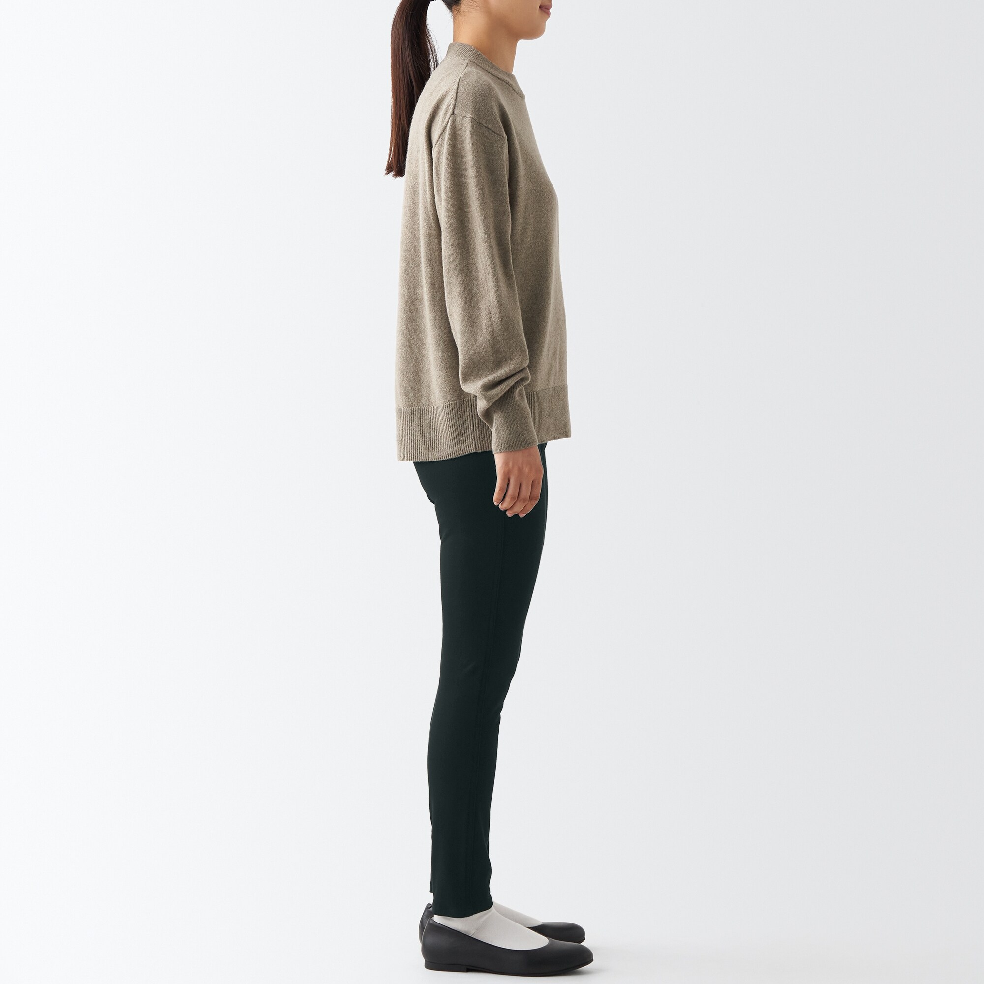 ストレッチ裏起毛レギンスパンツ