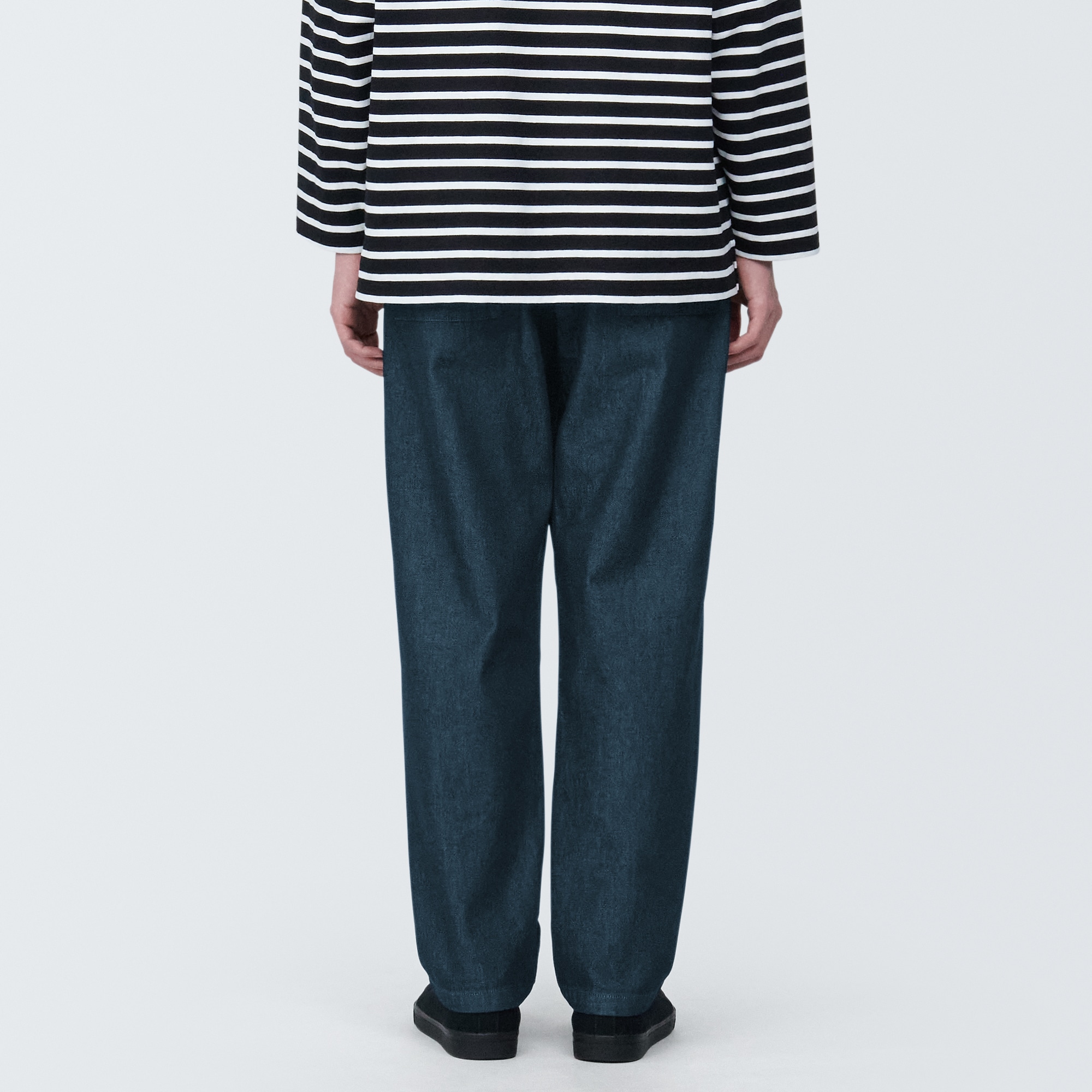 紳士　デニムイージーパンツ　生成