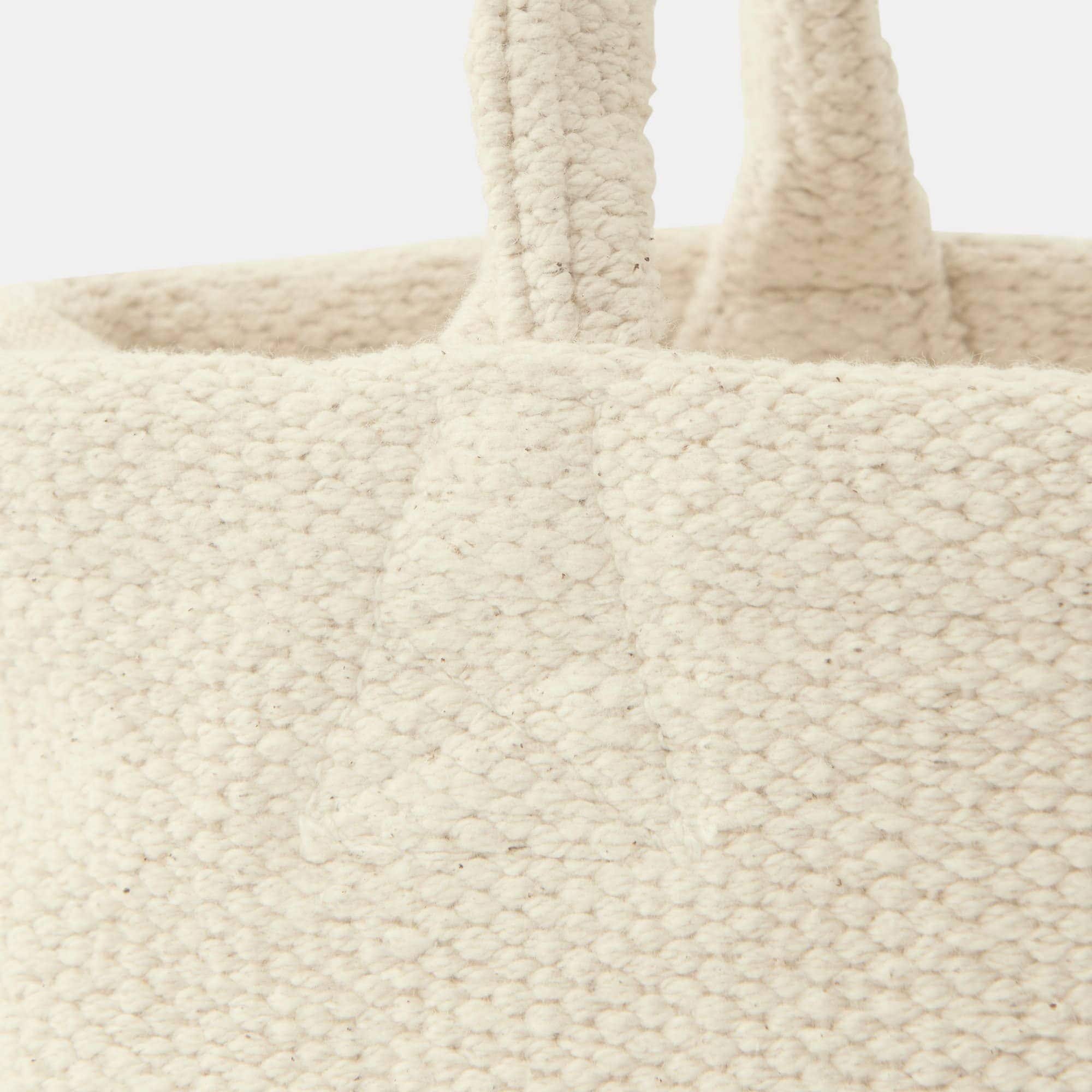 インドの手織り　ミニトートバッグ