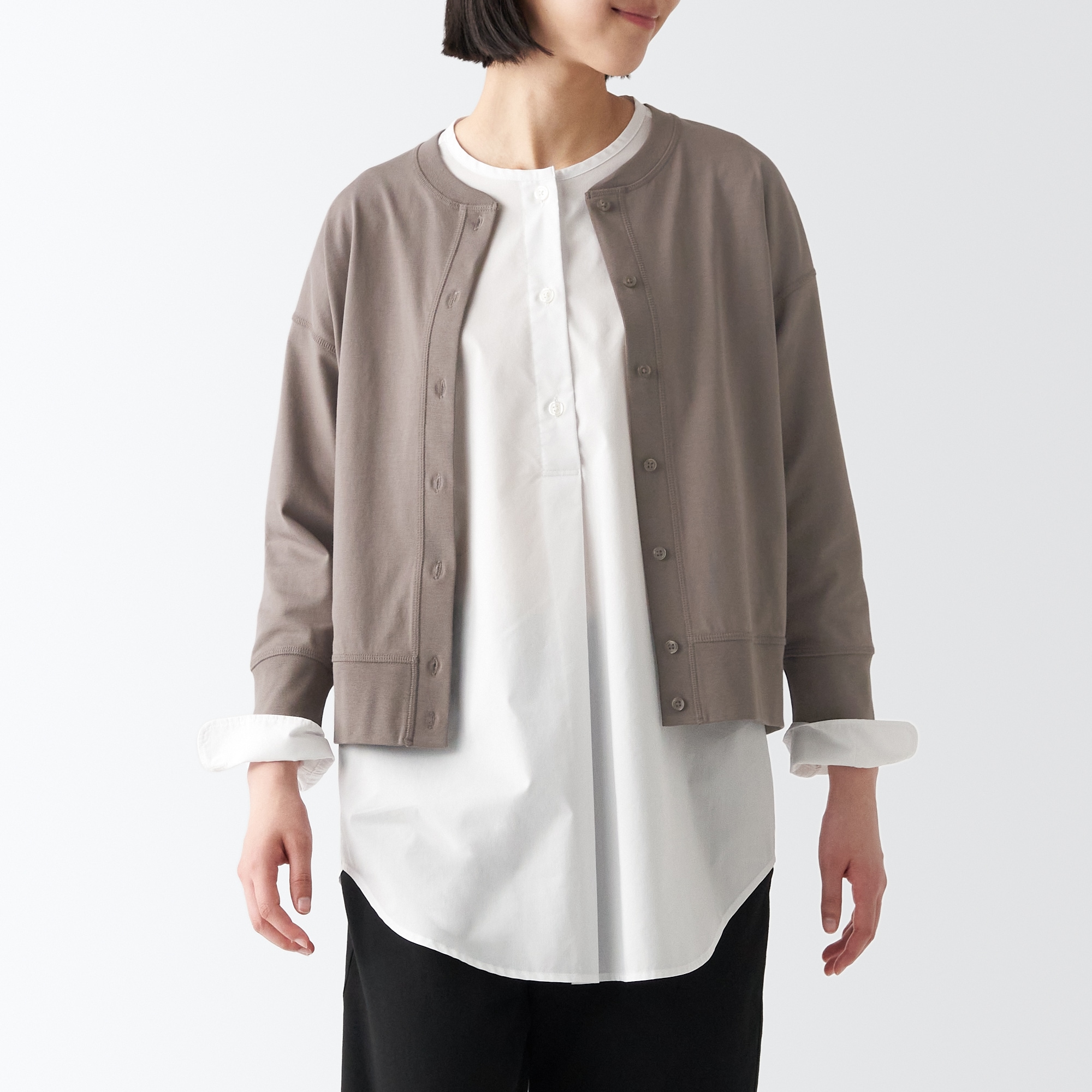 ＵＶカット天竺編みカーディガン