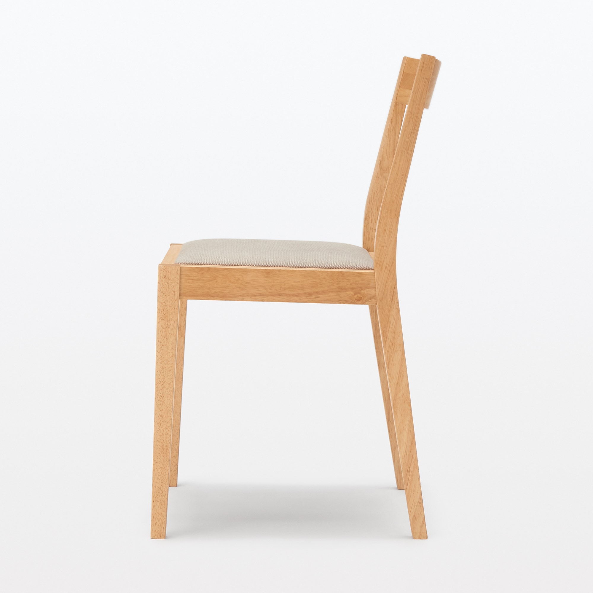 木製チェア　ラバーウッド材　ナチュラル