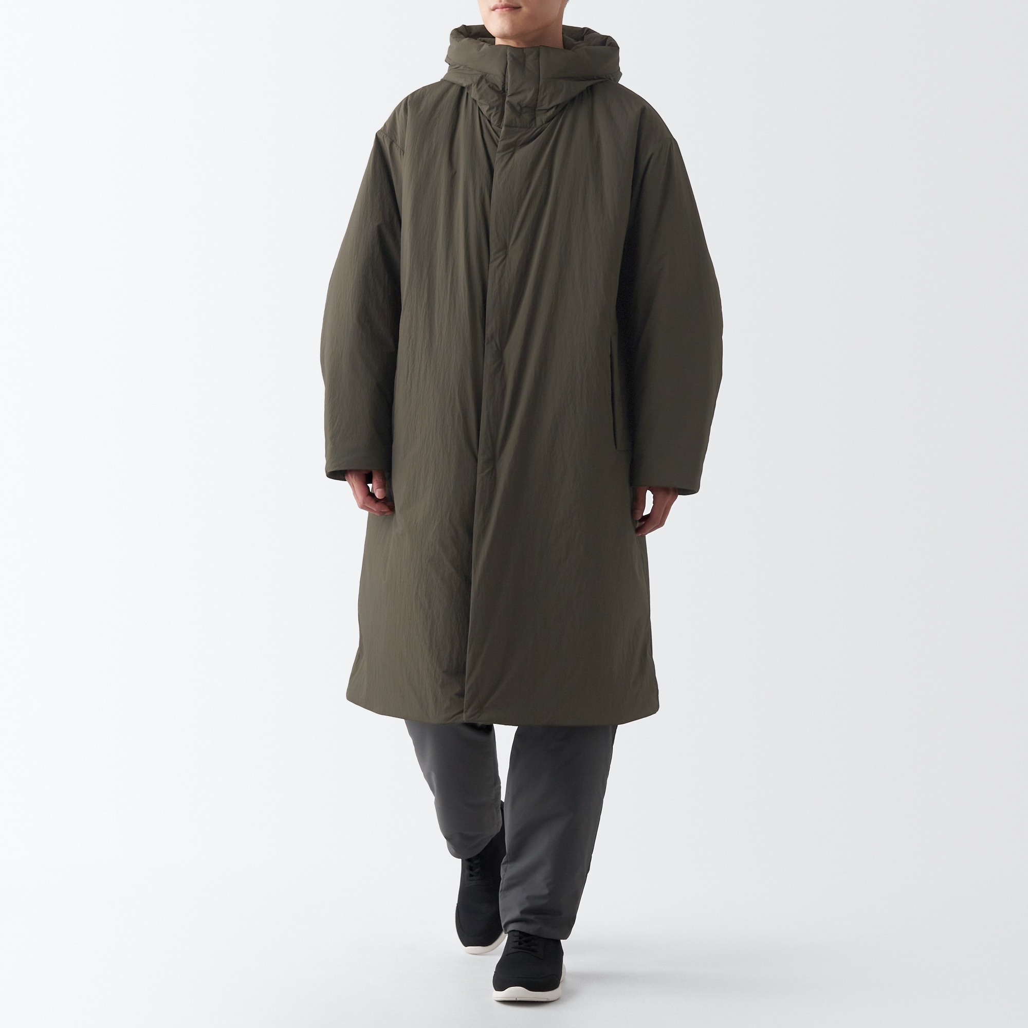 防風撥水中わたベンチコート