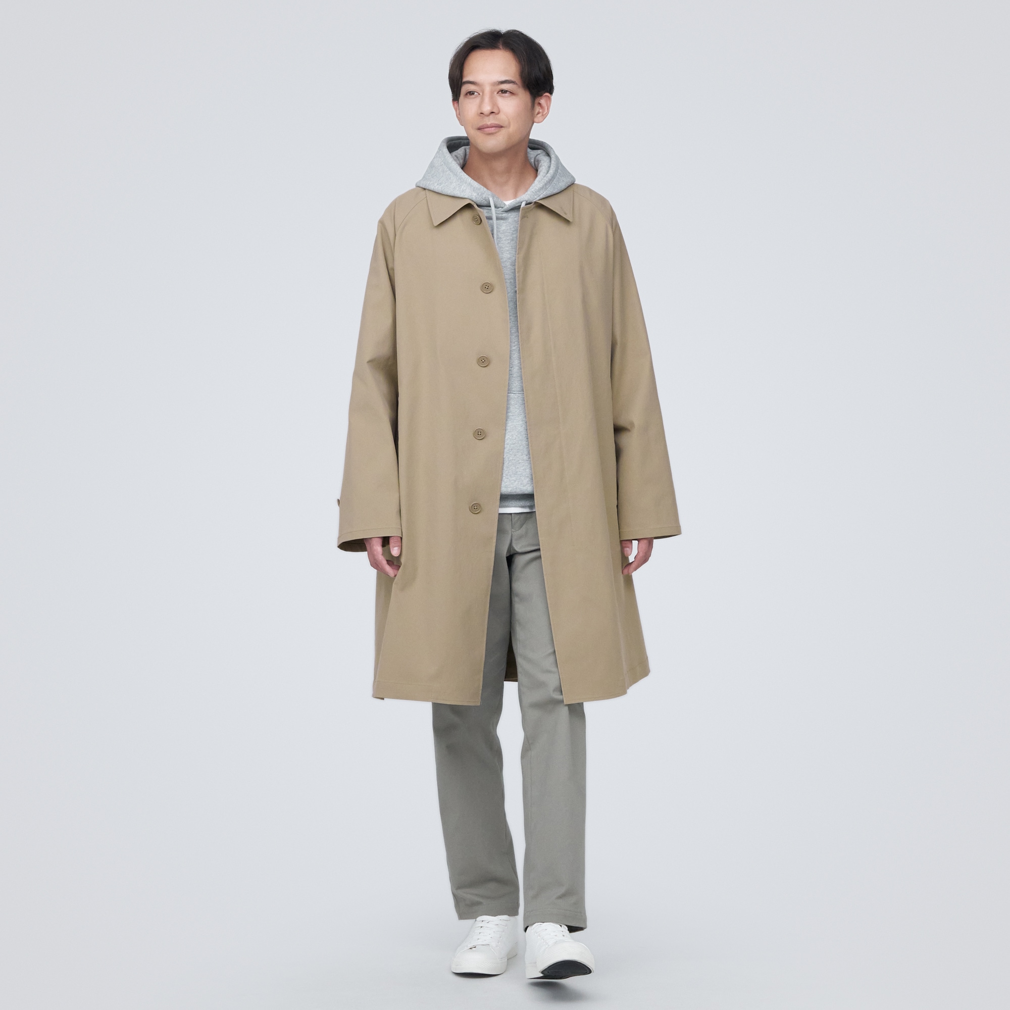 撥水ステンカラーコート