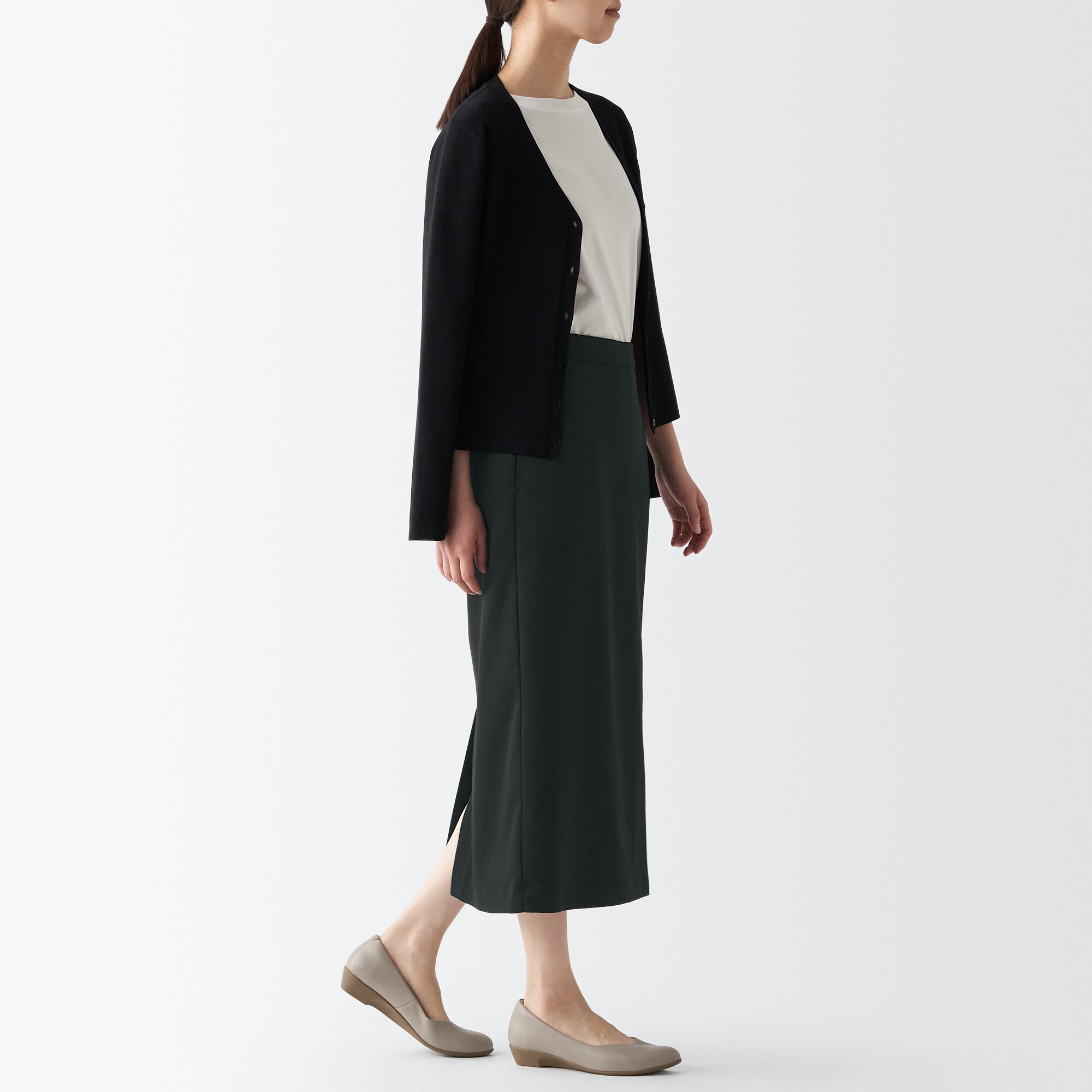 再生ポリエステルタックスカート