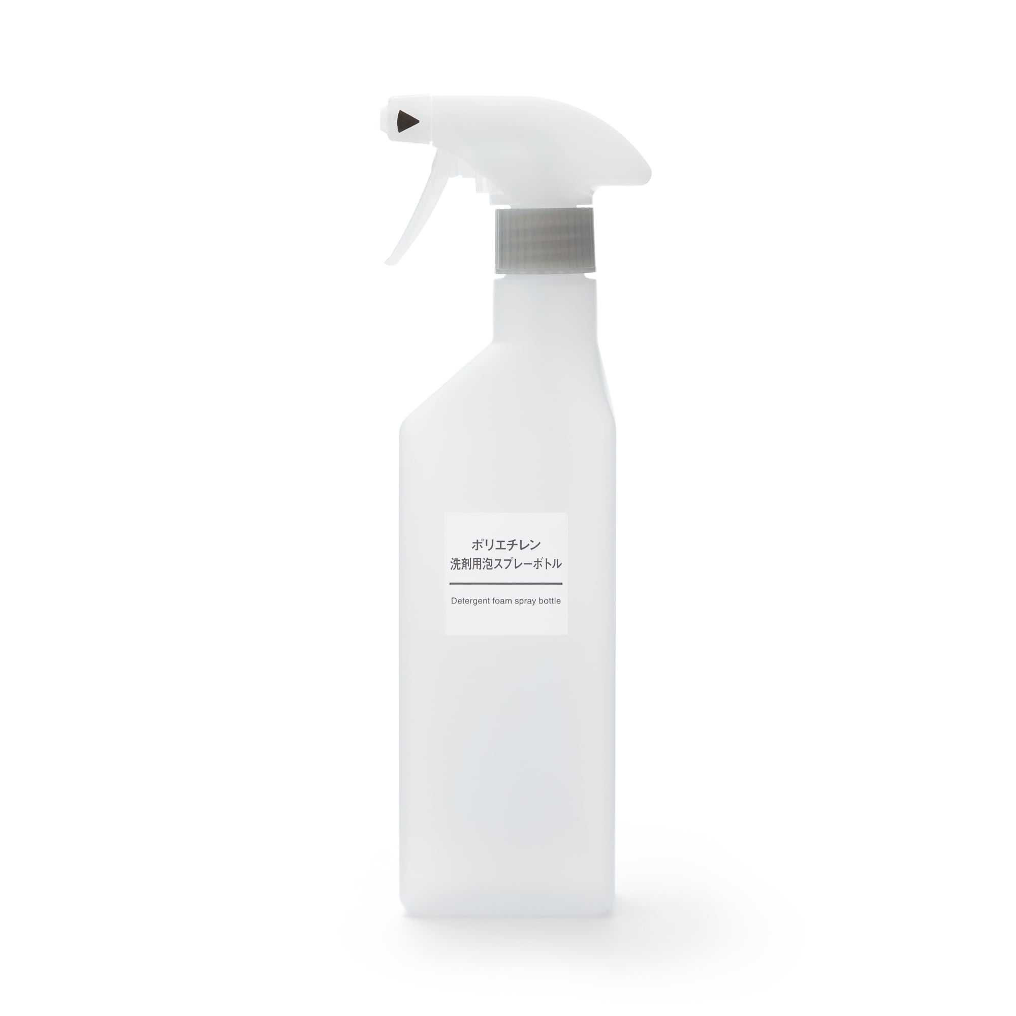 【詰替用ボトル】ポリエチレン洗剤用泡スプレーボトル　約５００ｍｌ用・逆さ噴射可能トリガー