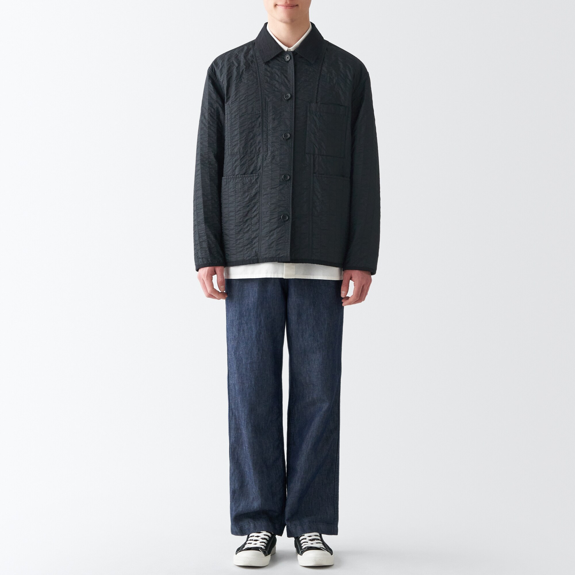 リバーシブルキルトジャケット（紳士）