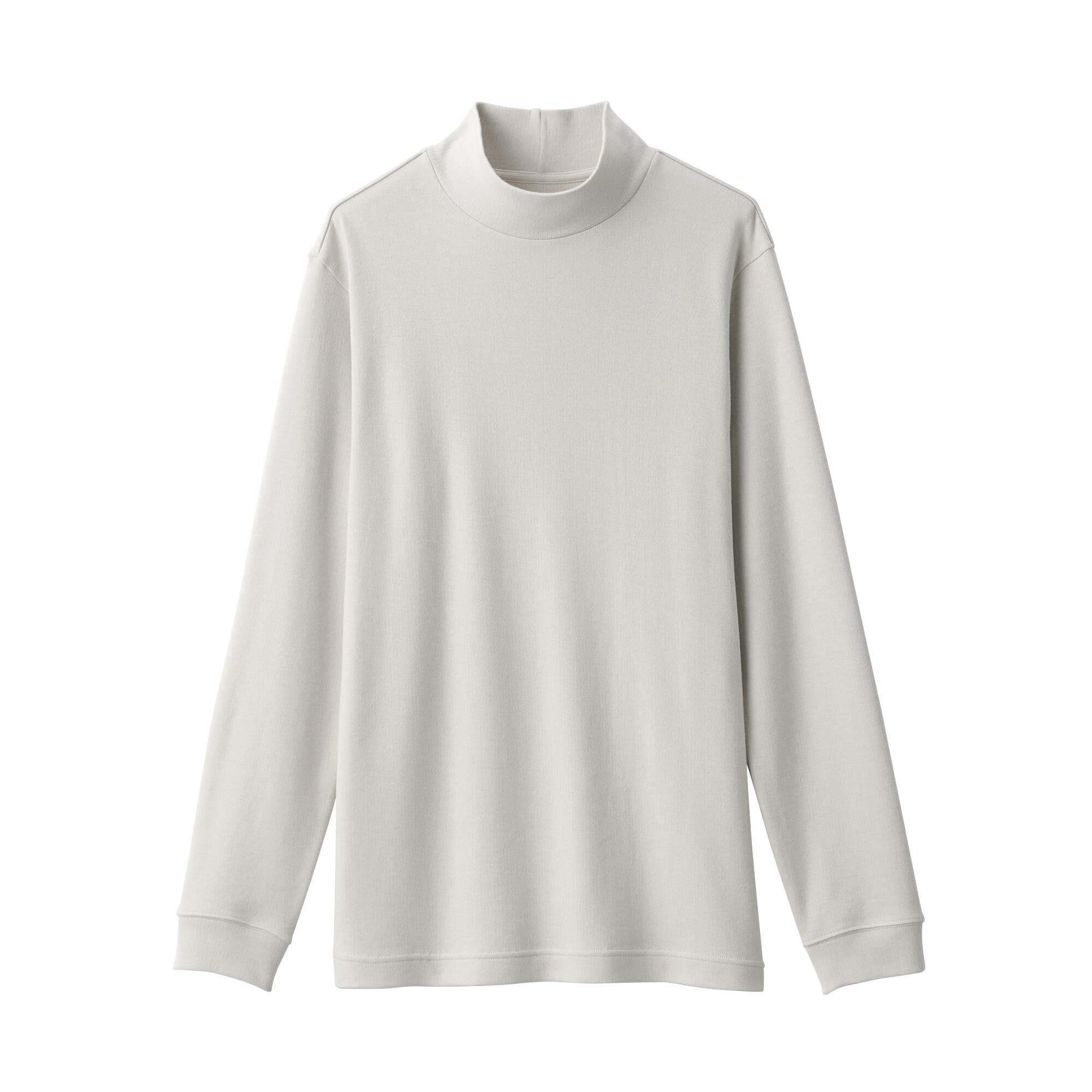 あったか綿　ウール　ハイネック長袖Ｔシャツ