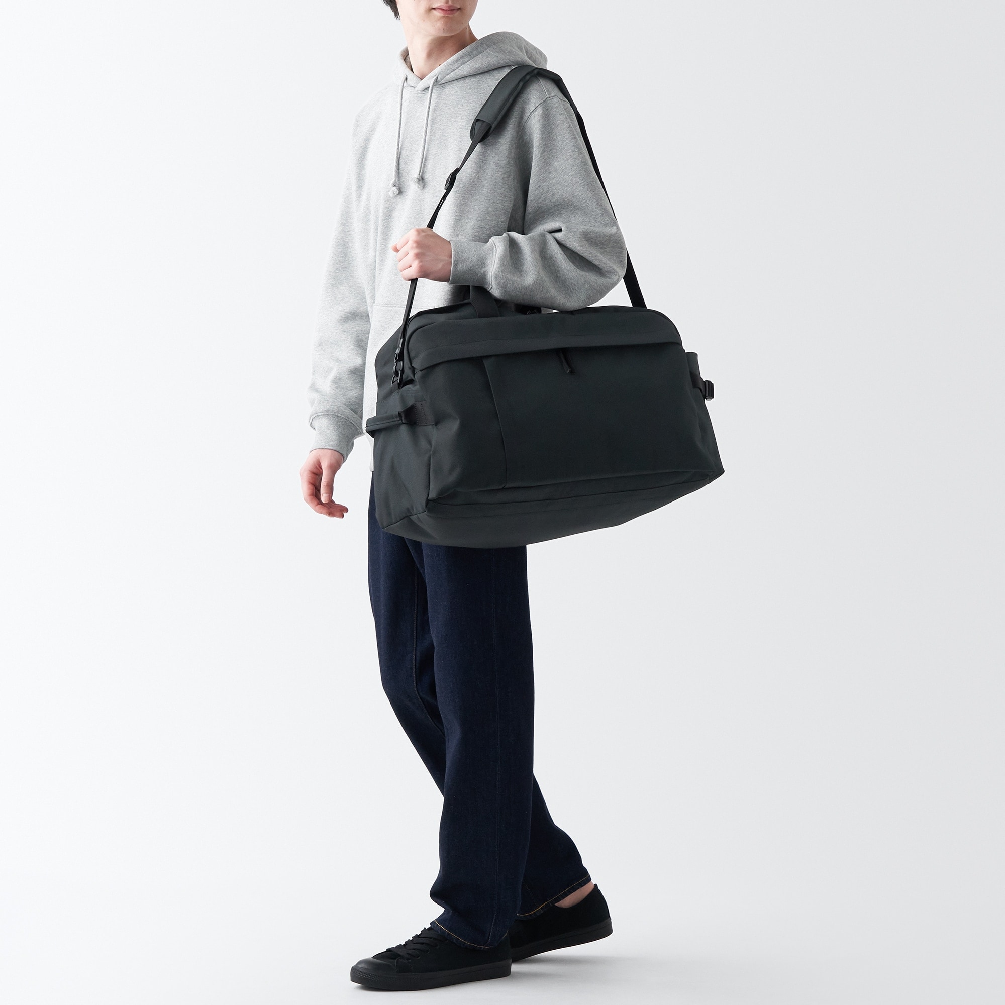 撥水ボストンバッグ