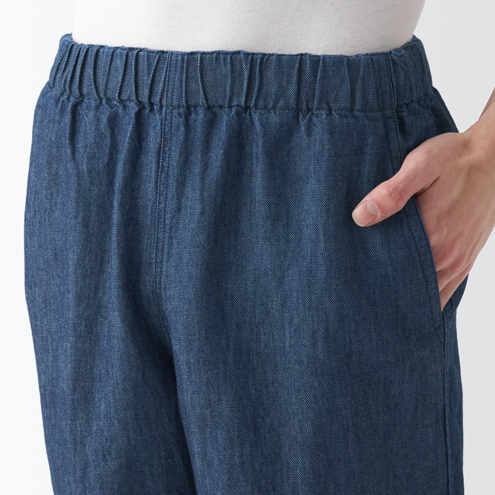 ラミーコットンデニムパンツ（紳士）