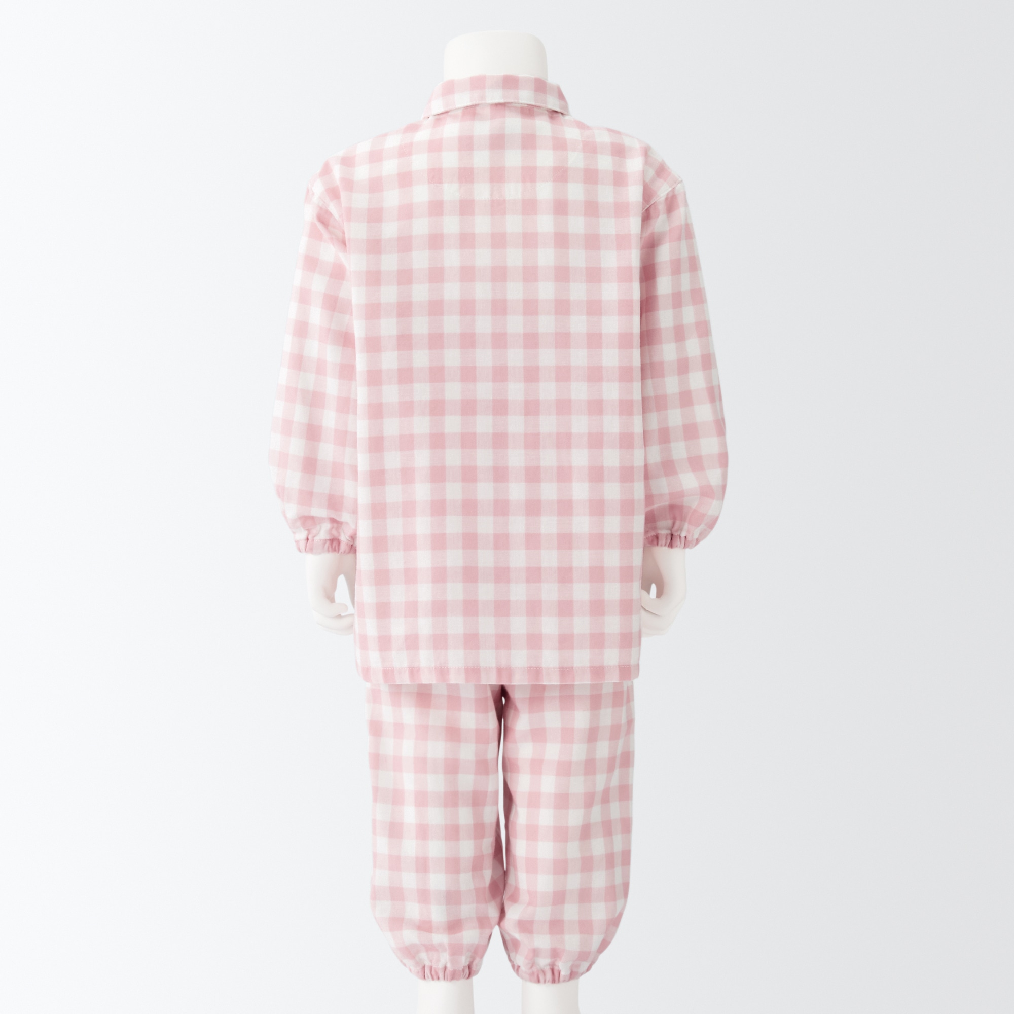 脇に縫い目のない　二重ガーゼお着替えパジャマ（ベビー）