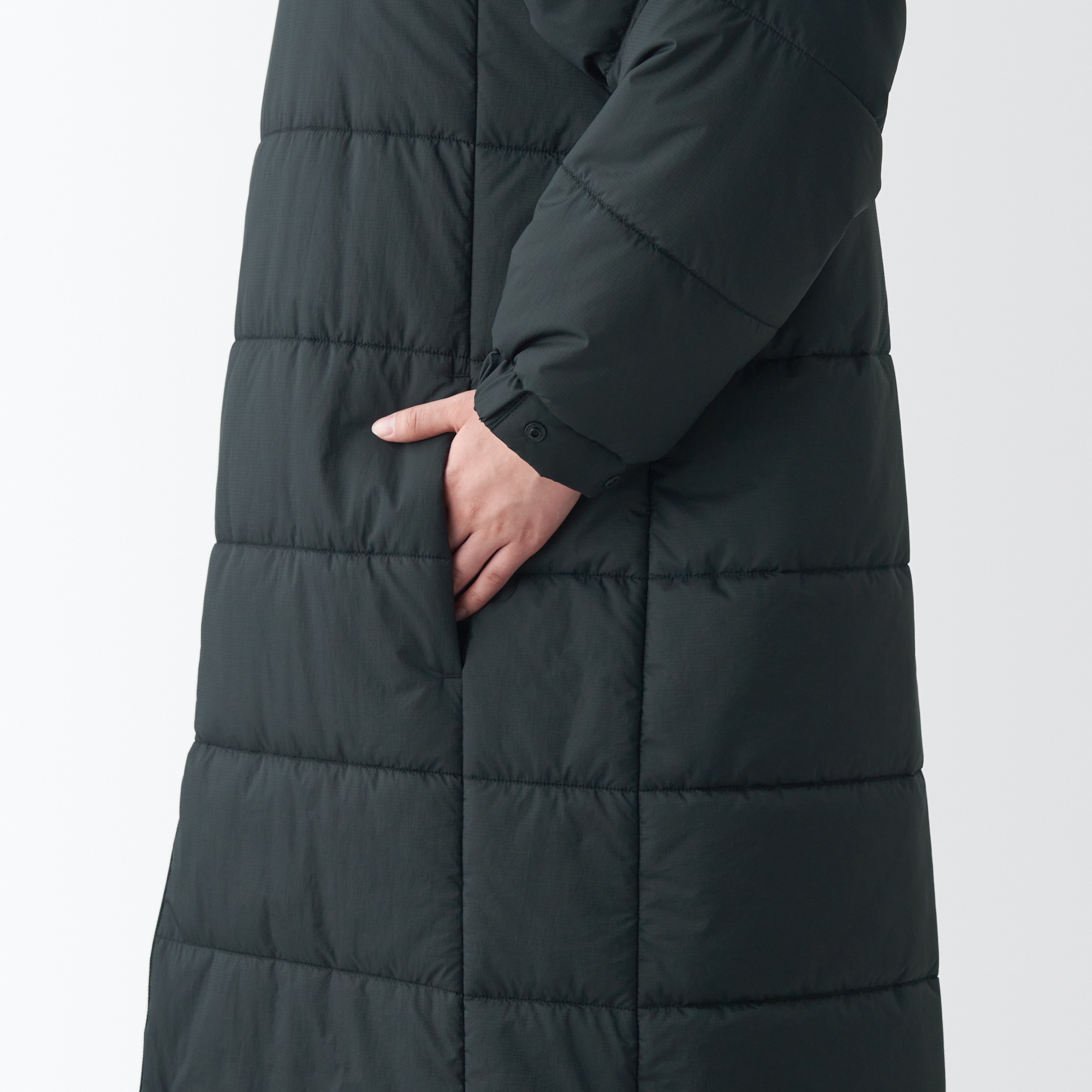 防風撥水中わたコート