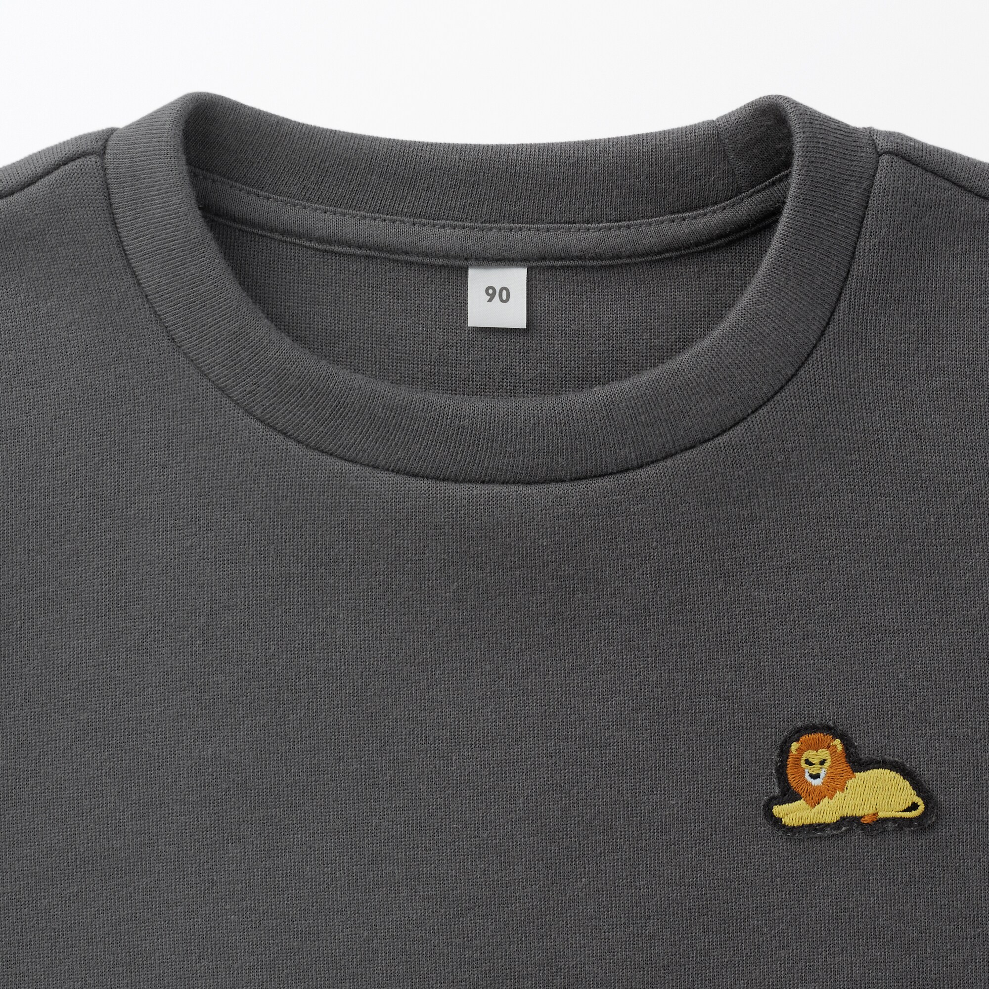 ベビー　あたまするっと刺繍二重編みスウェットシャツ