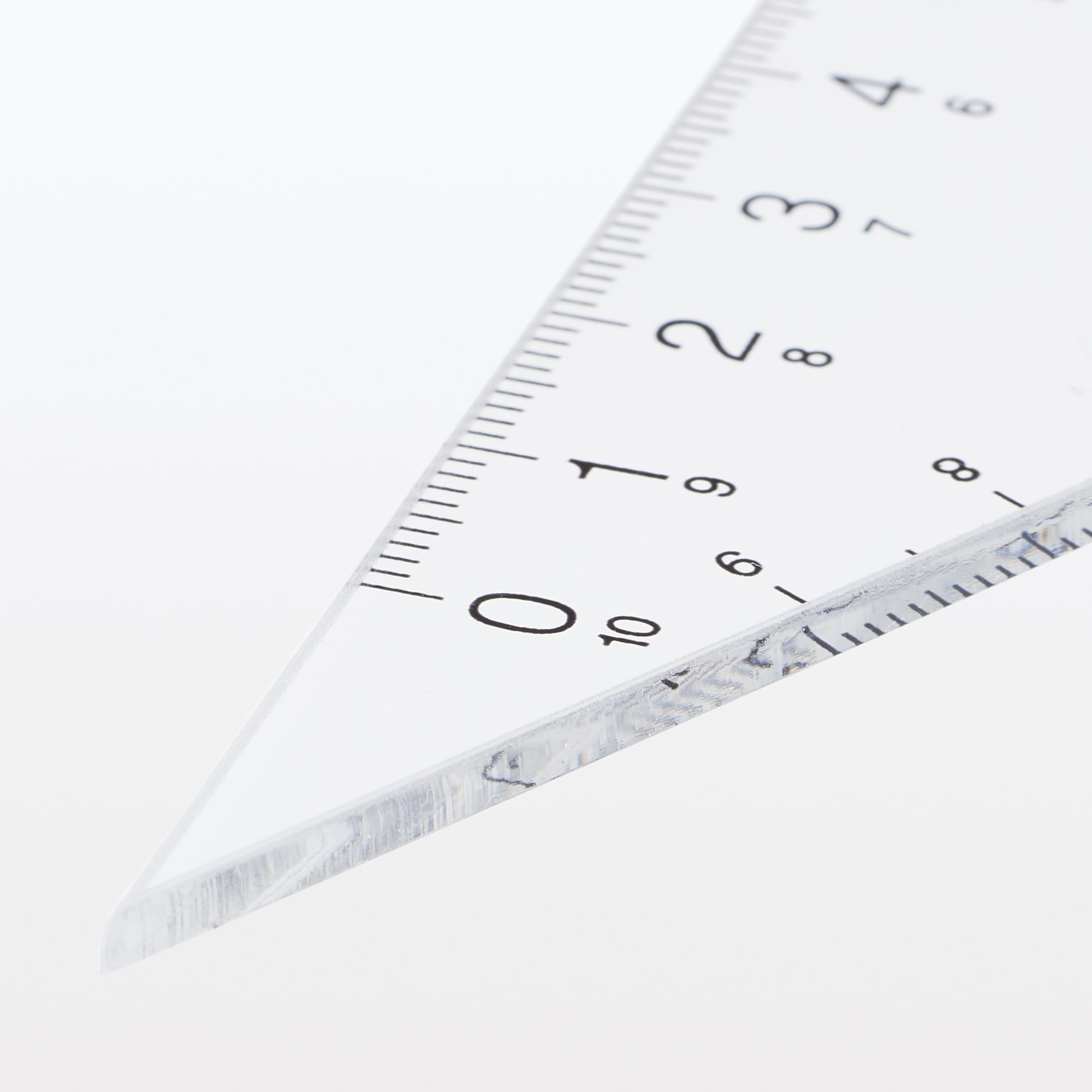 アクリル三角定規　３０度６０度