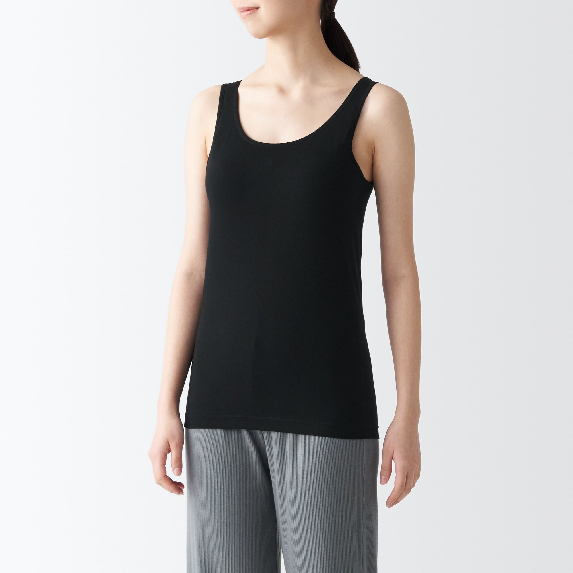 シルク混ブラタンクトップ