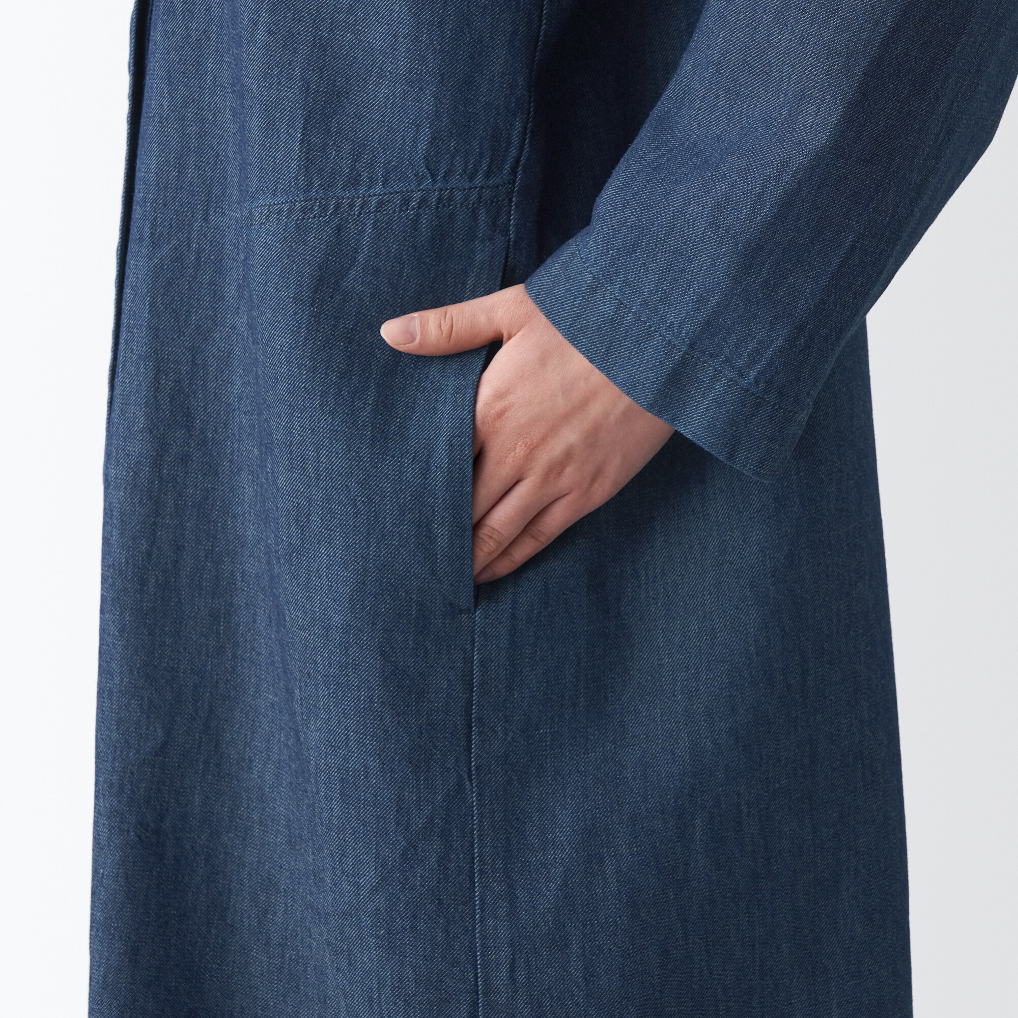 ラミーコットンデニムコート（婦人）