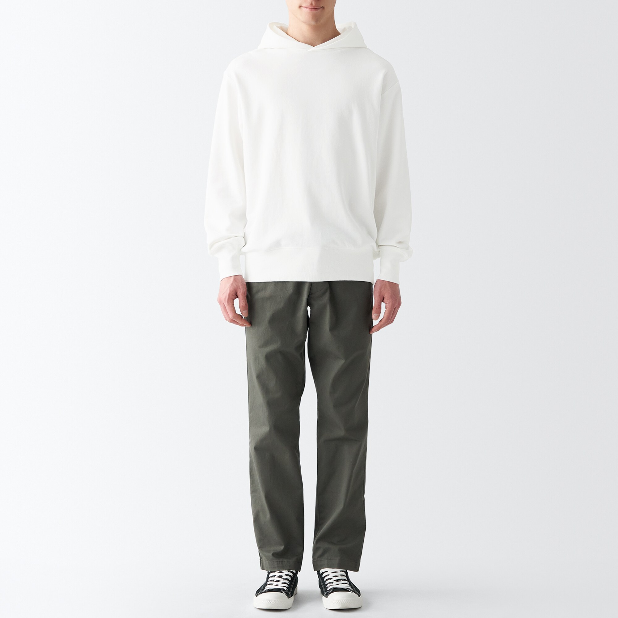 スウェットプルパーカー