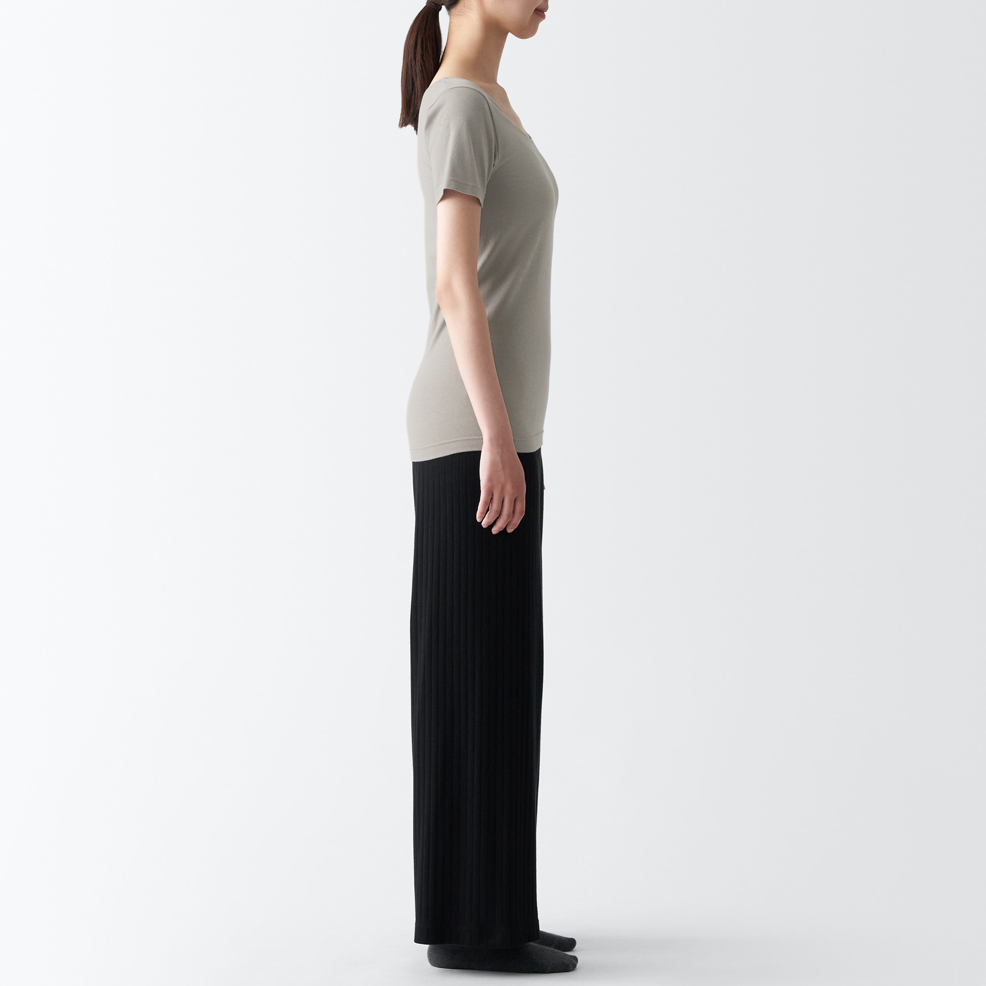 あったか綿　クルーネック半袖Ｔシャツ