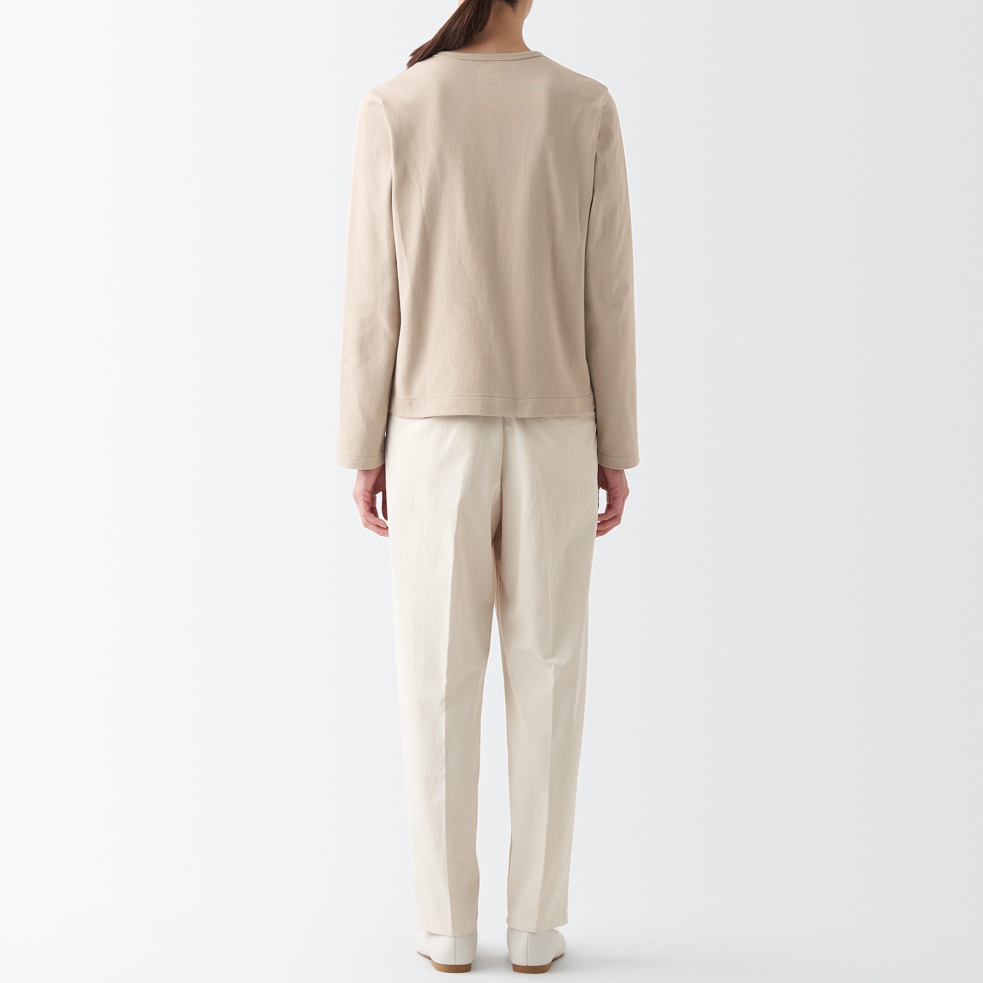 太番手カーディガン