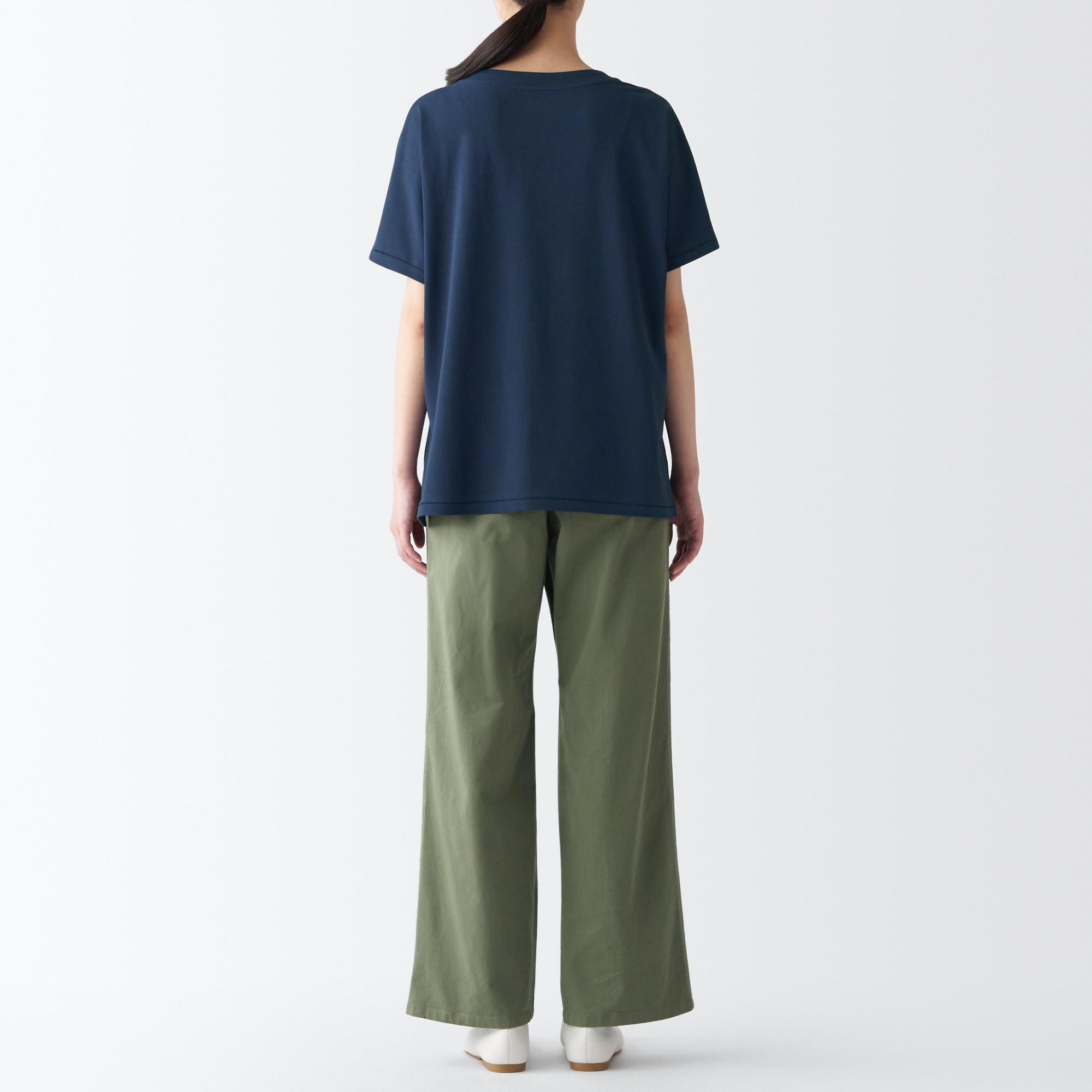 和紙混天竺編みプルオーバー（婦人）