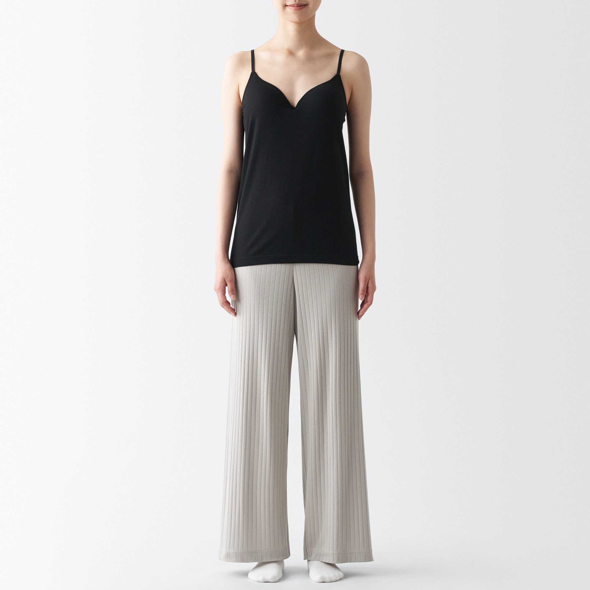 あったか綿　ブラキャミソール