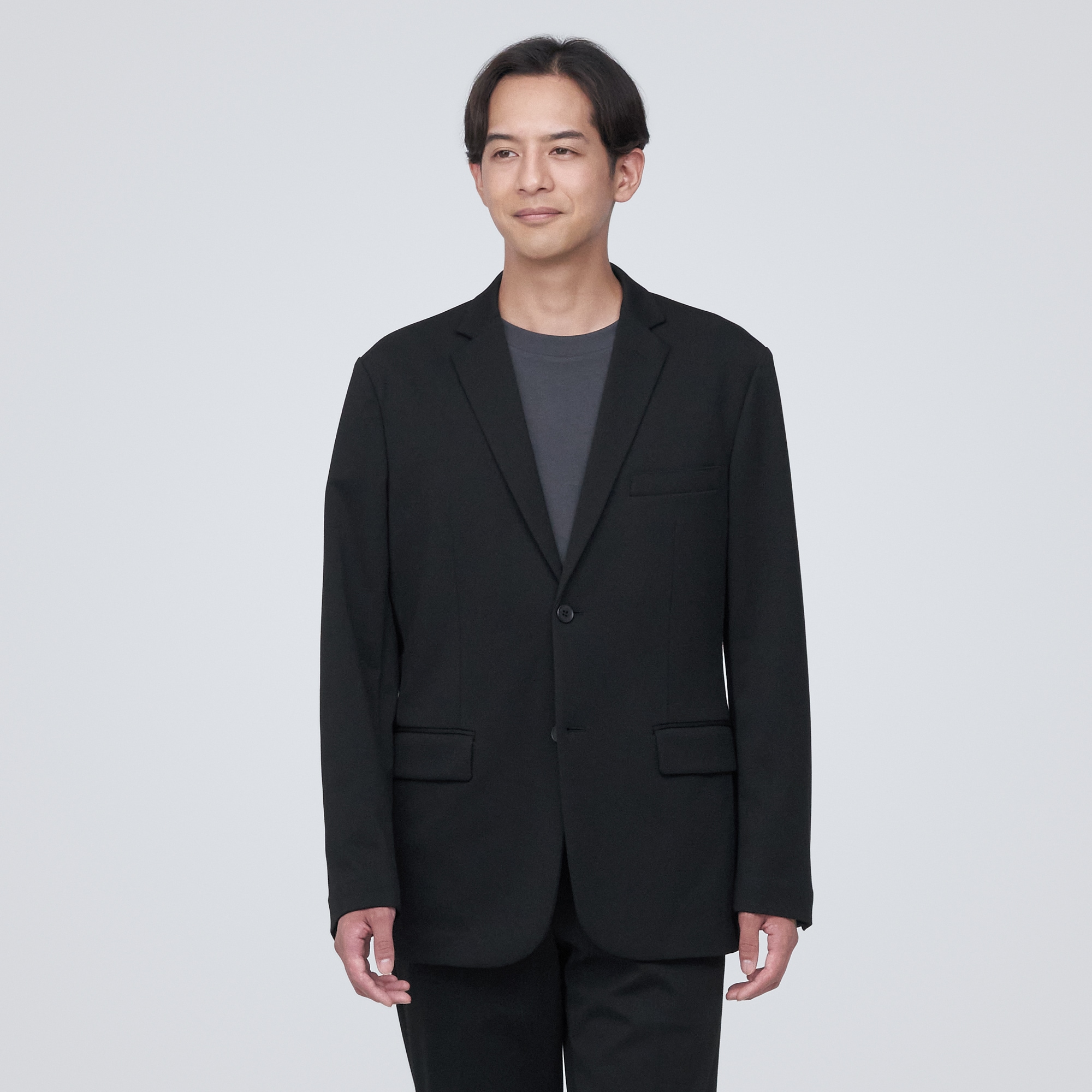 【セットアップ可能】ストレッチジャージージャケット