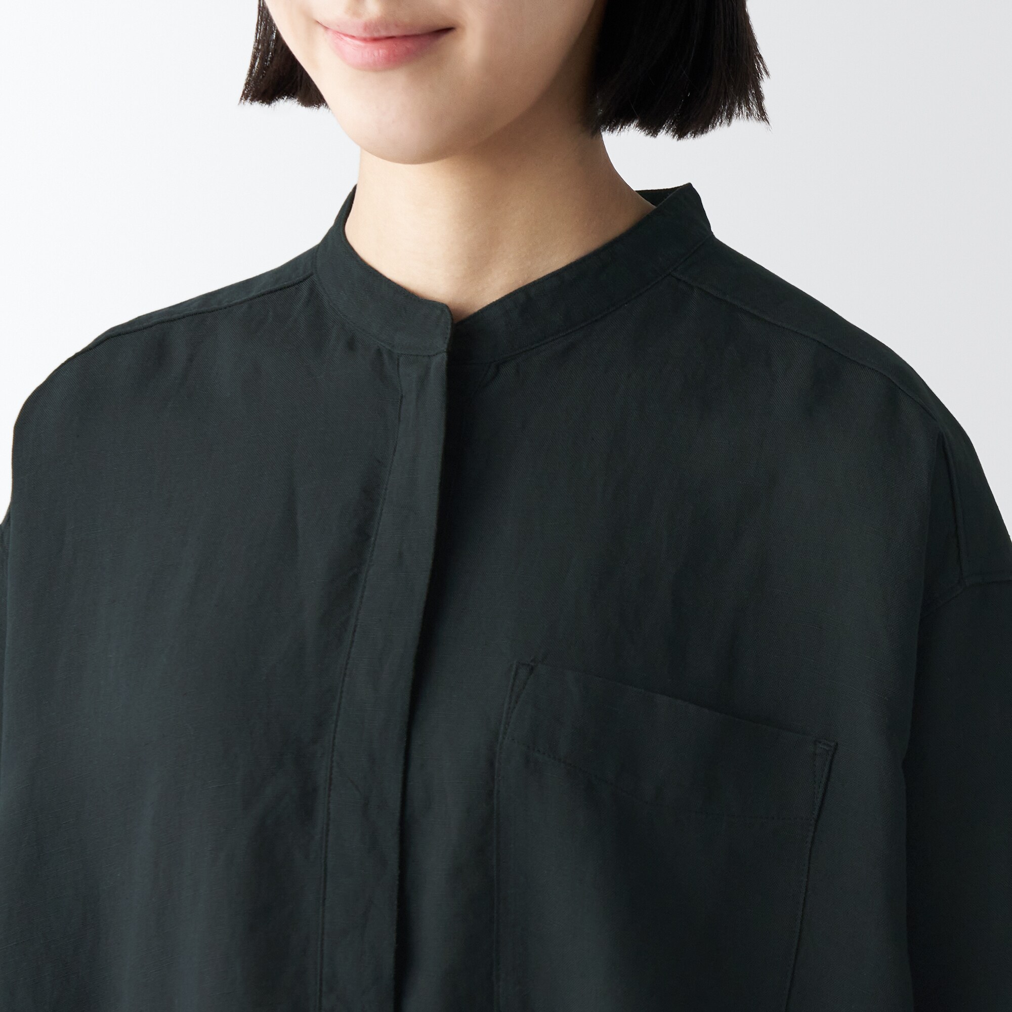 天然由来の接触冷感　リヨセル麻クルタ