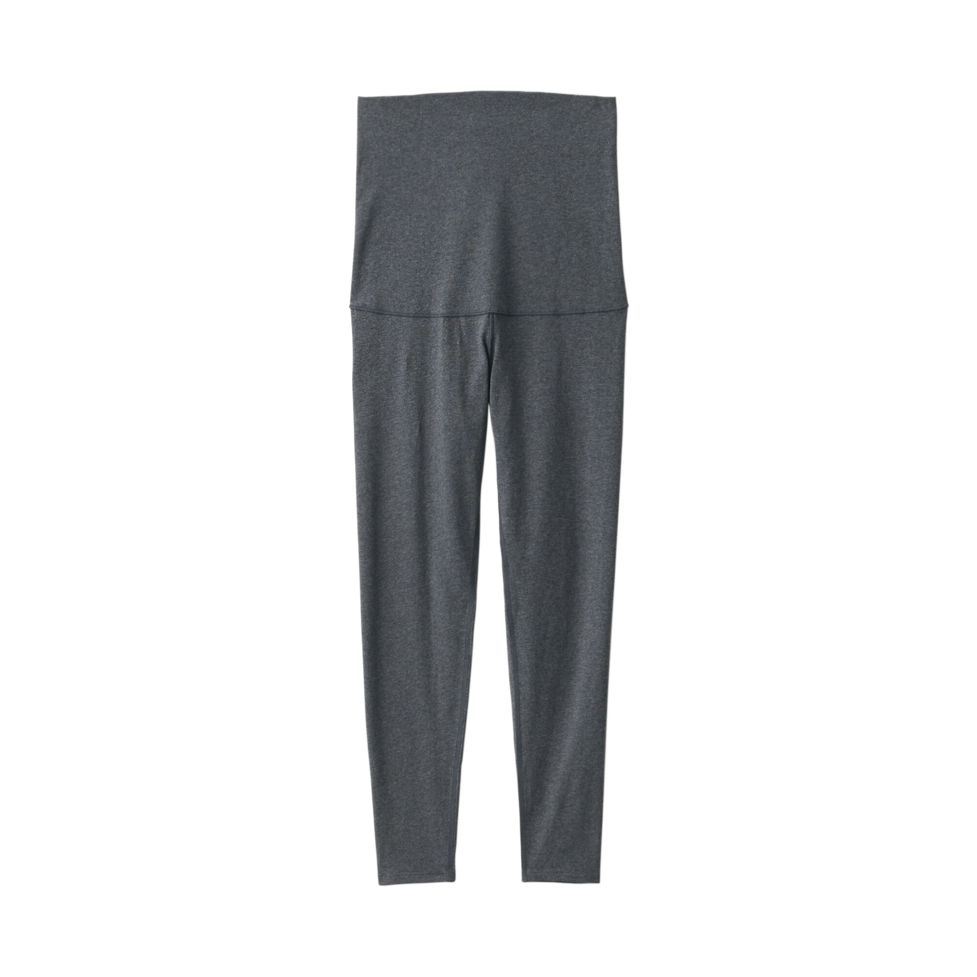 ストレッチ天竺編み　腹巻つきレギンス（十分丈）