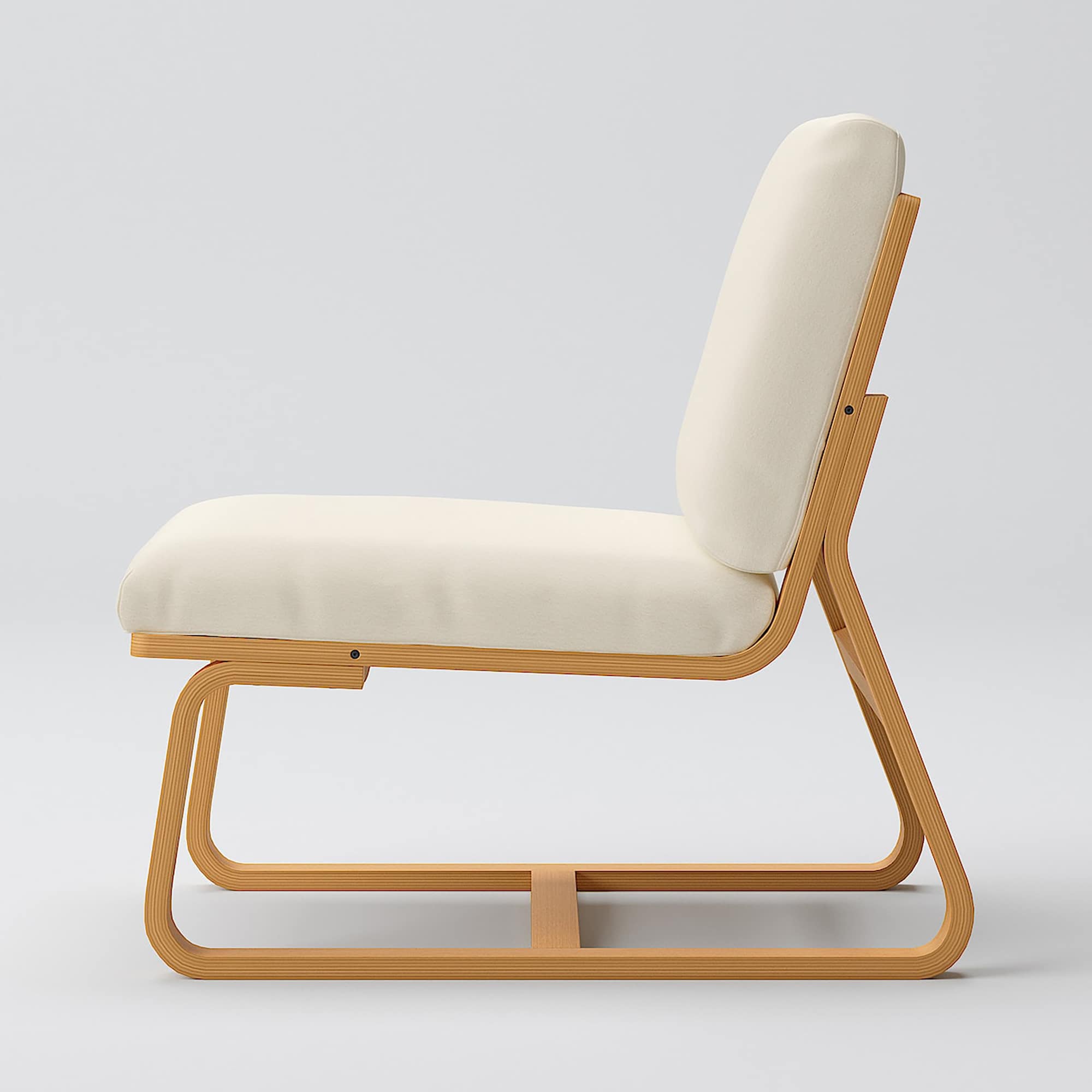 【カバー】リビングでもダイニングでもつかえる　洗いざらしの綿帆布　ソファチェア用カバー