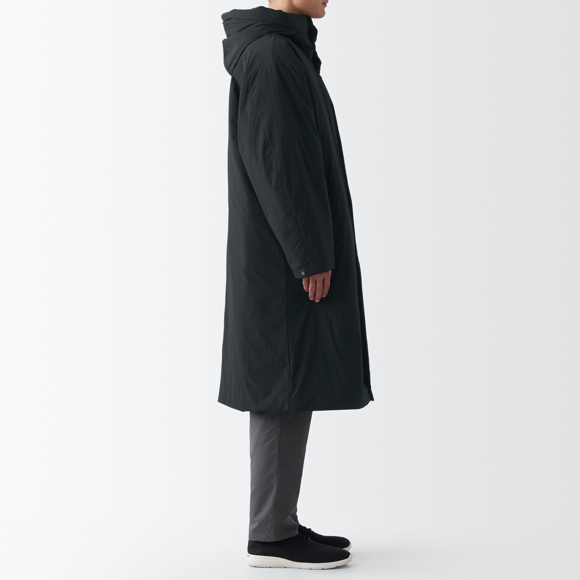 防風撥水中わたベンチコート