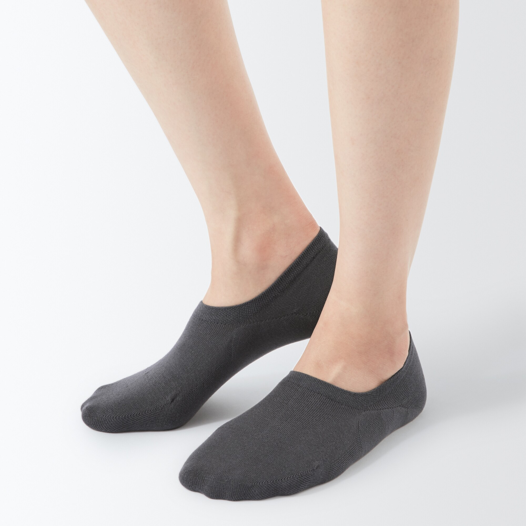 婦人　足なり直角　薄手　浅履きスニーカーイン