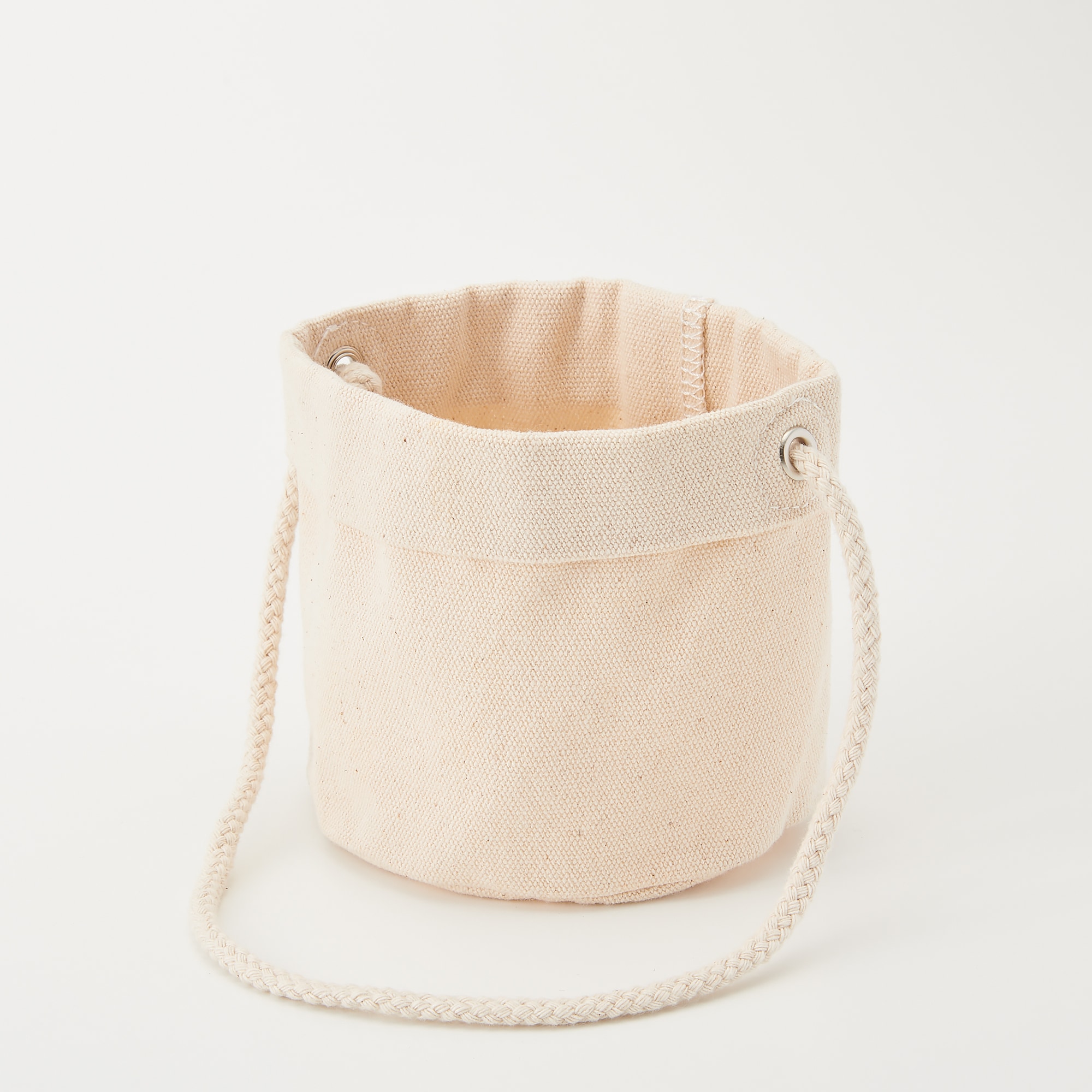 吊りさげるプランターカバー　帆布