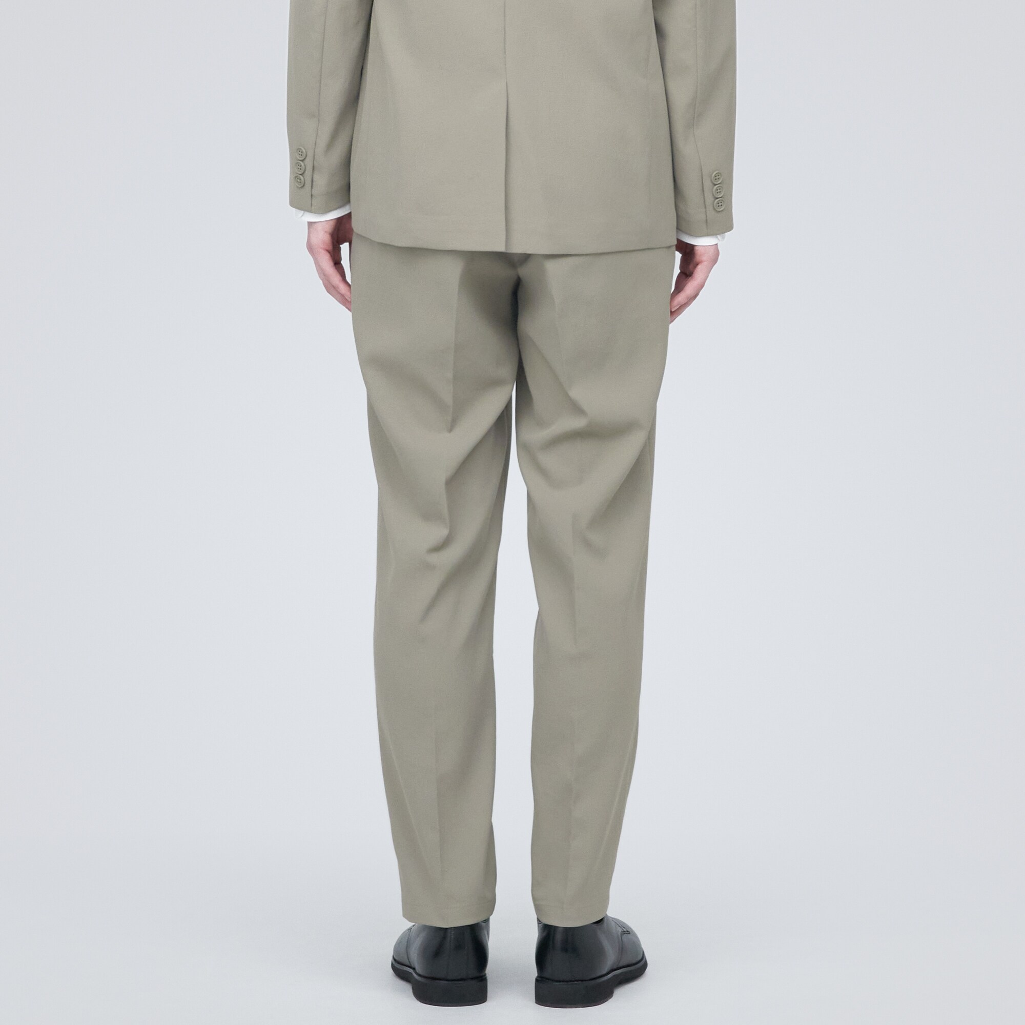 【セットアップ可能】撥水ストレッチノータックパンツ