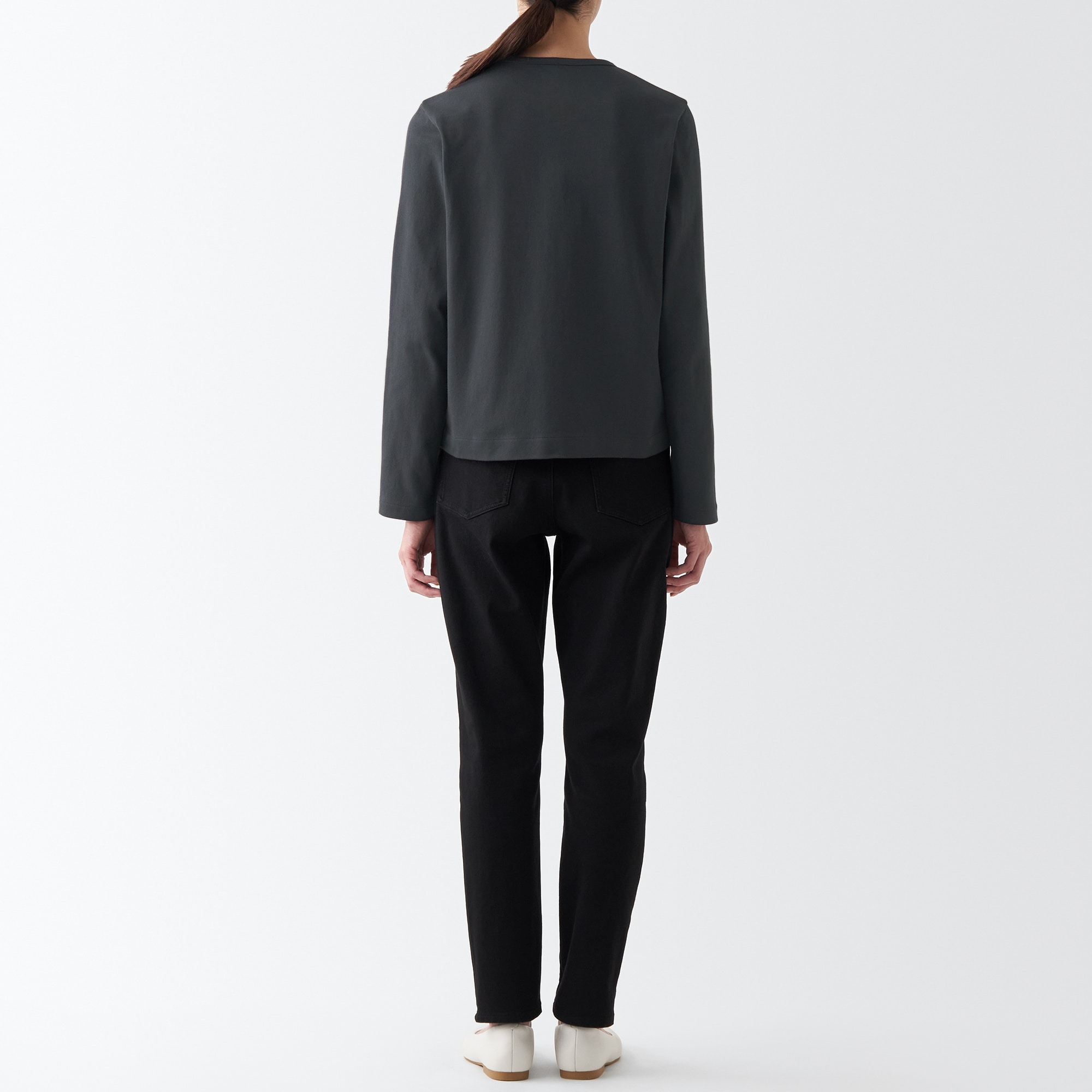 太番手カーディガン