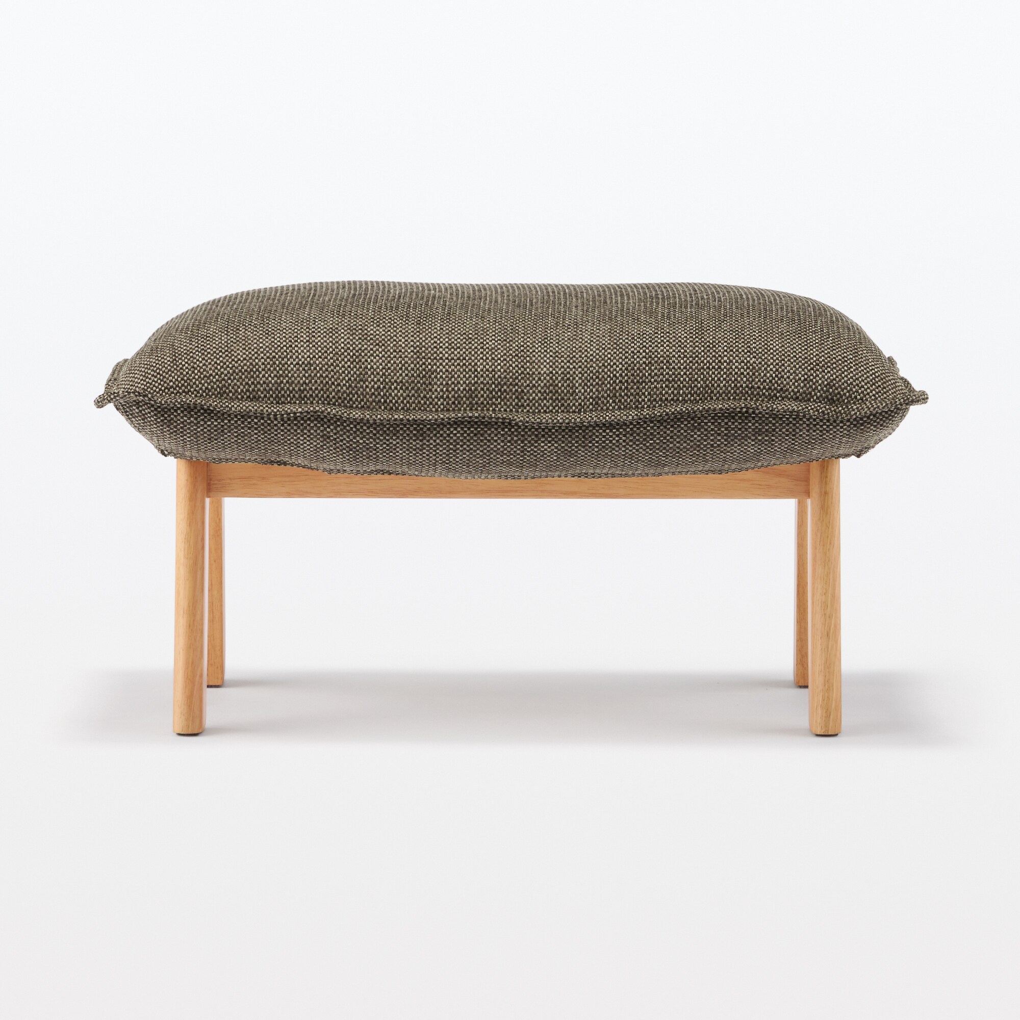 ハイバックリクライニングソファ用オットマン　ポリエステル平織