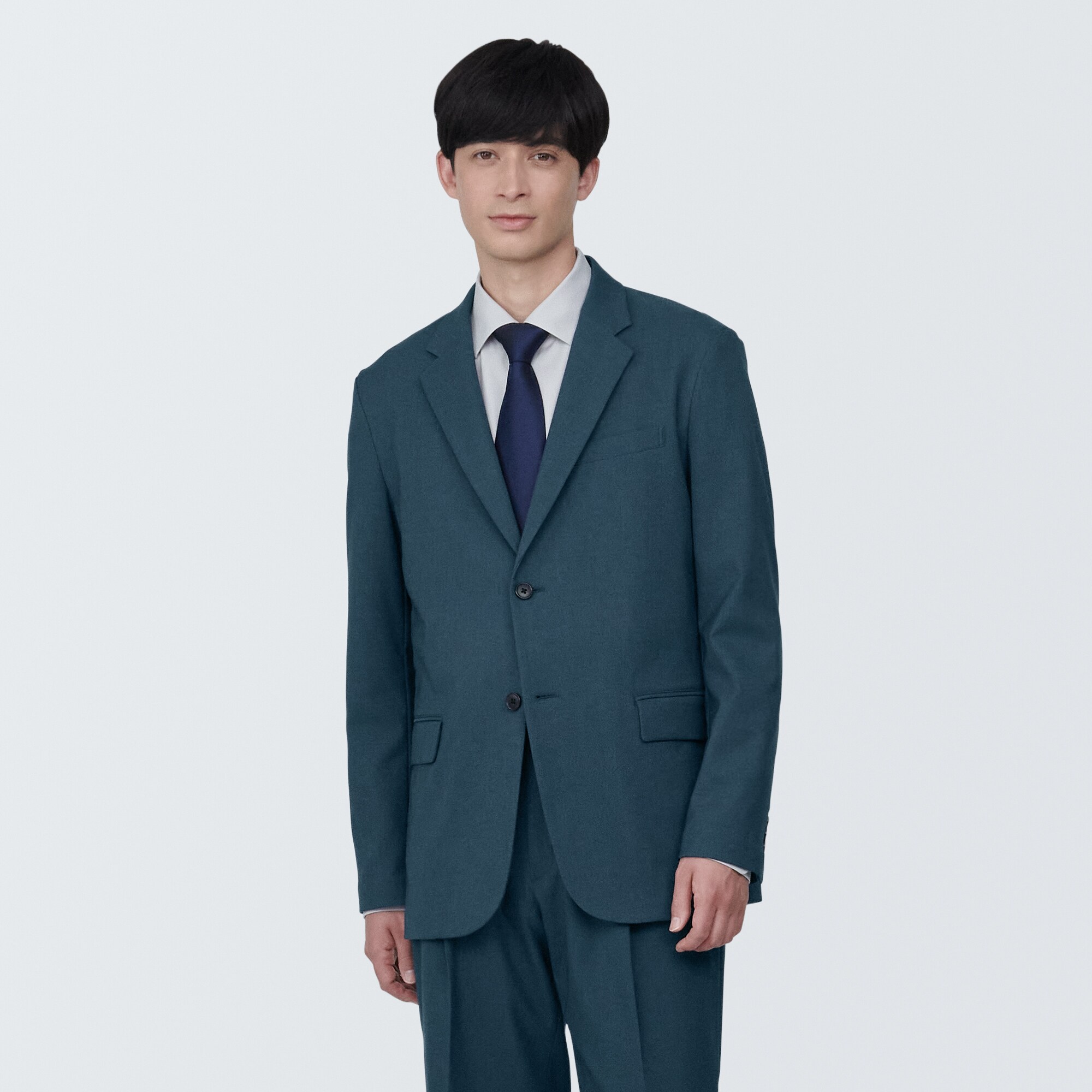 紳士　シワになりにくいストレッチジャケット