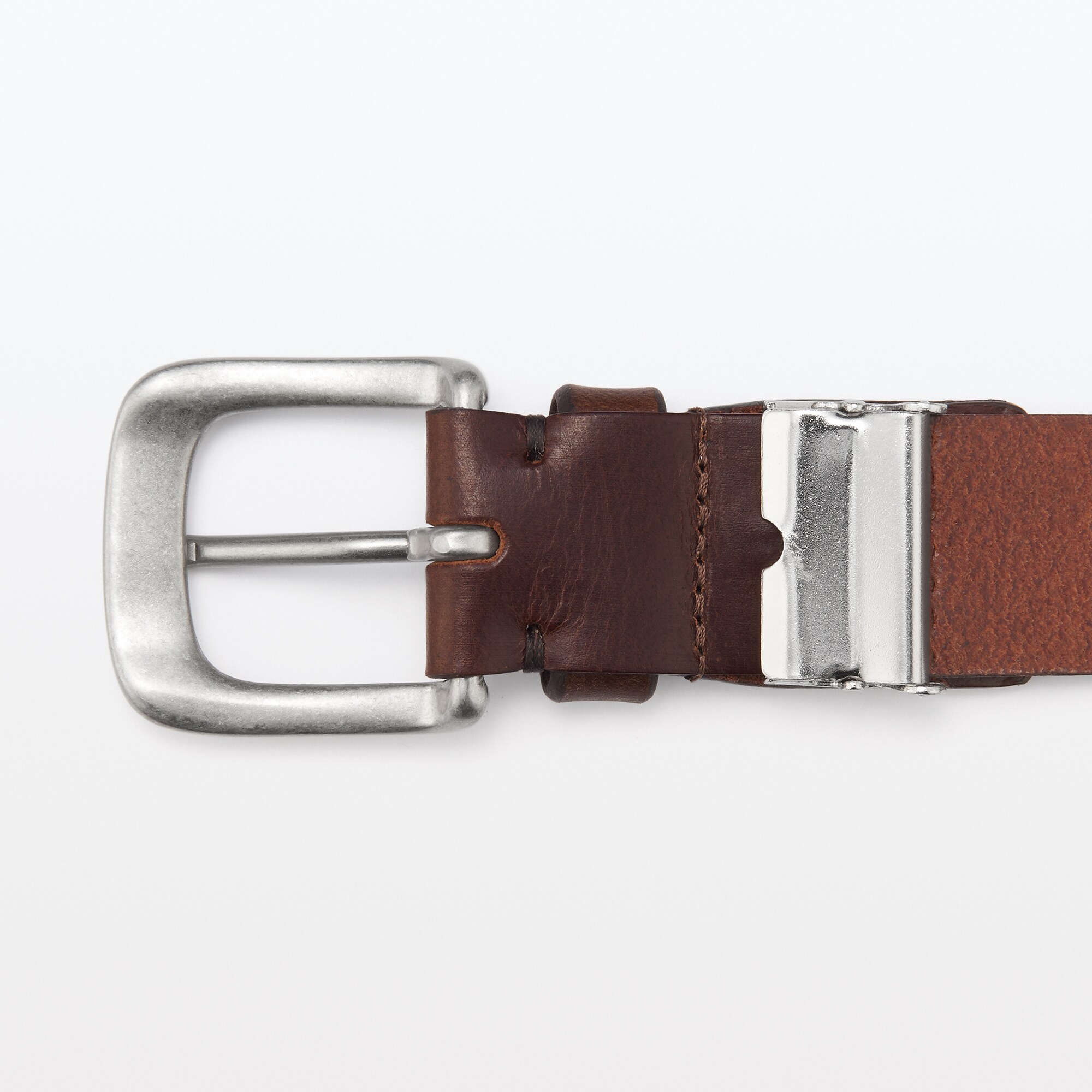 ヌメ革　長さを調節できる　中幅ベルト