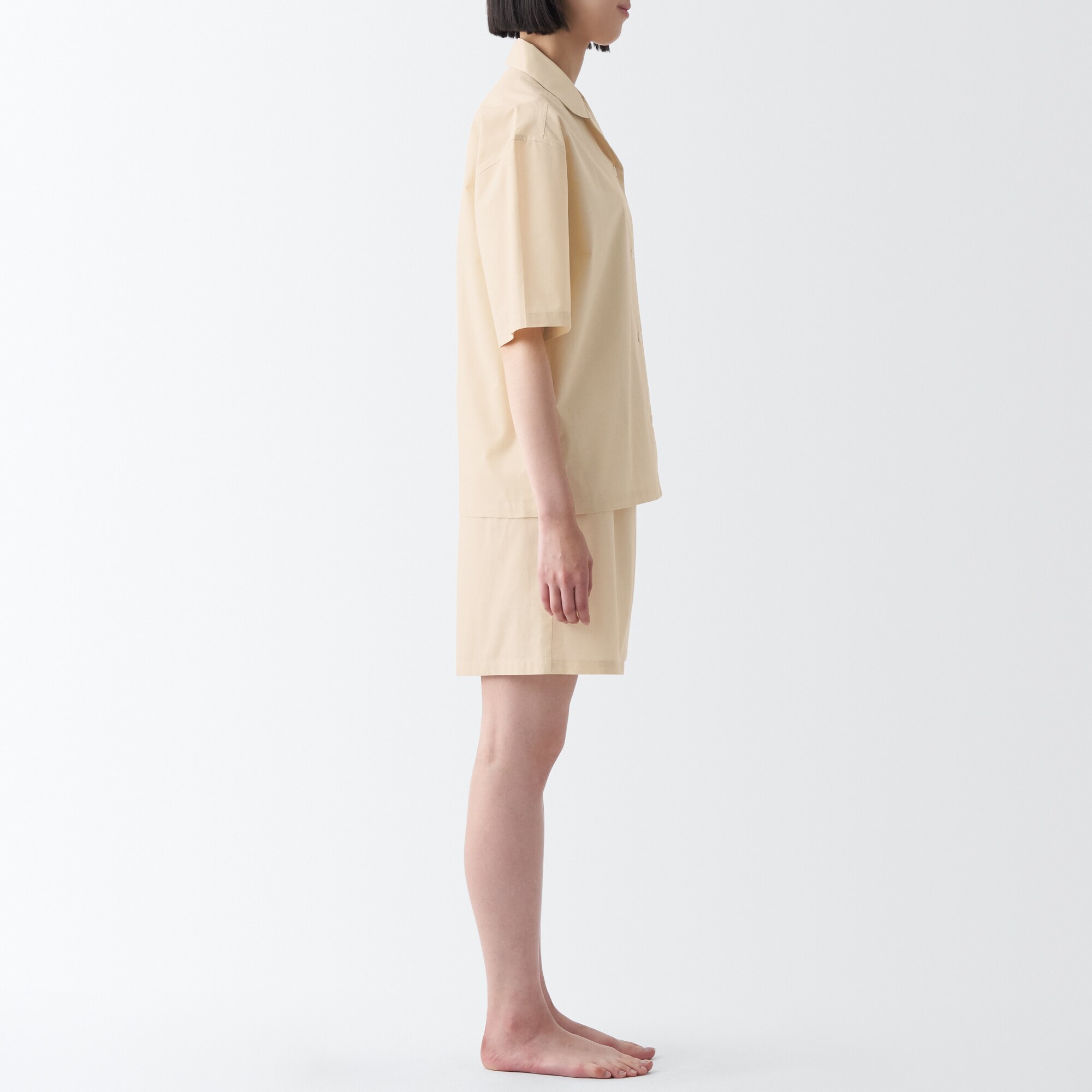 綿ブロード　半袖パジャマ