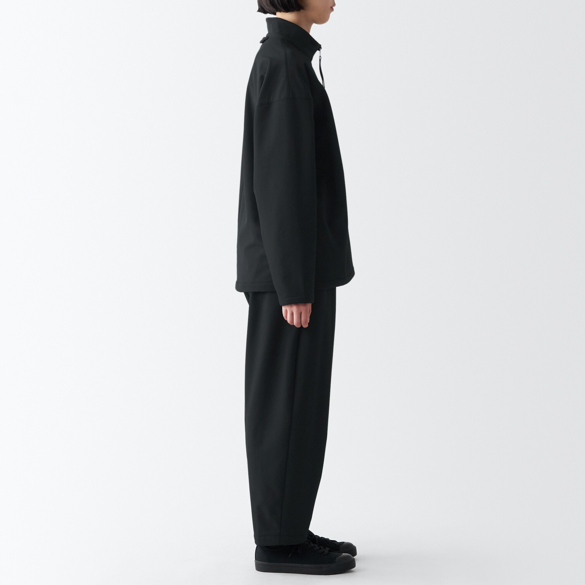 裏起毛ワイドパンツ