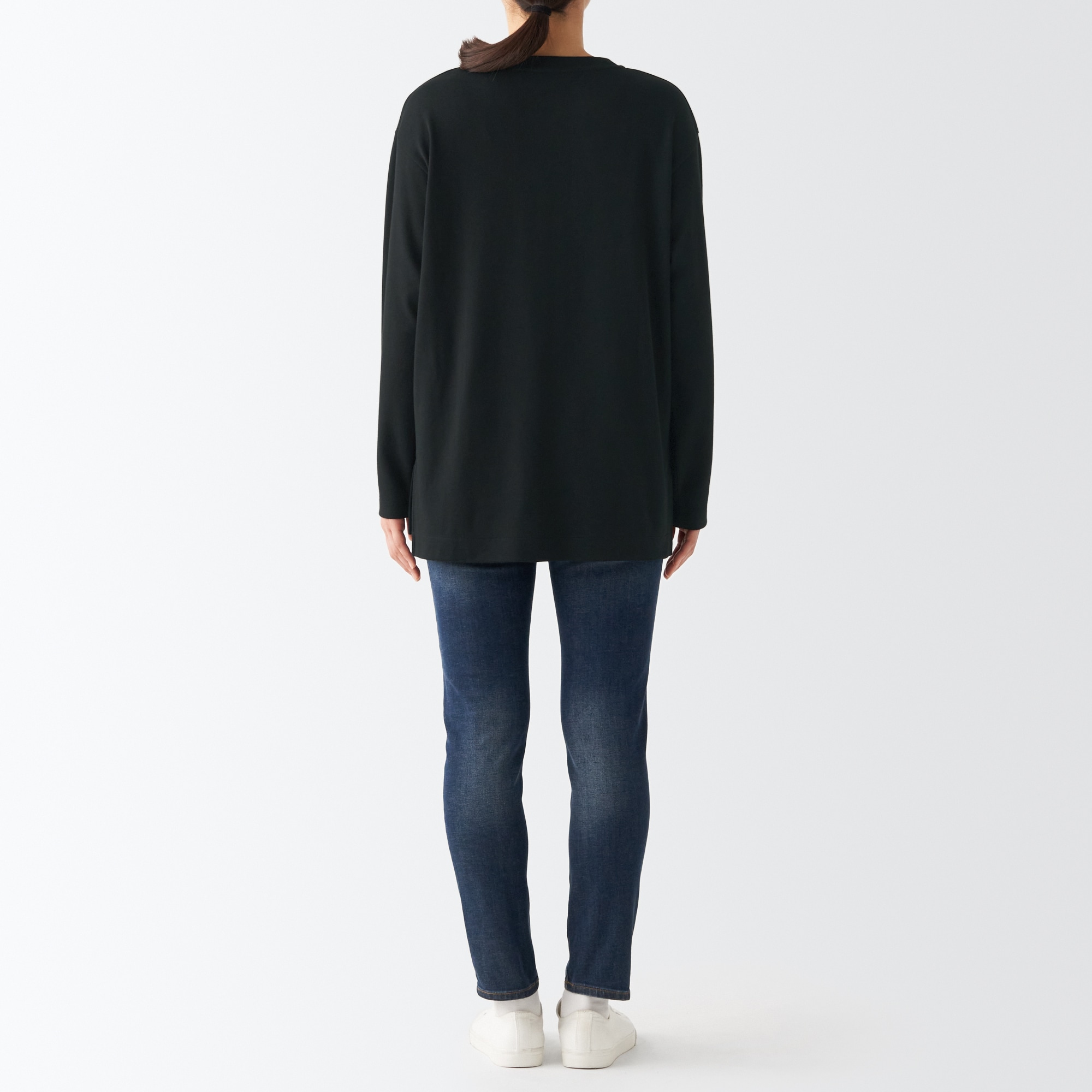 スムース編みロング長袖Ｔシャツ